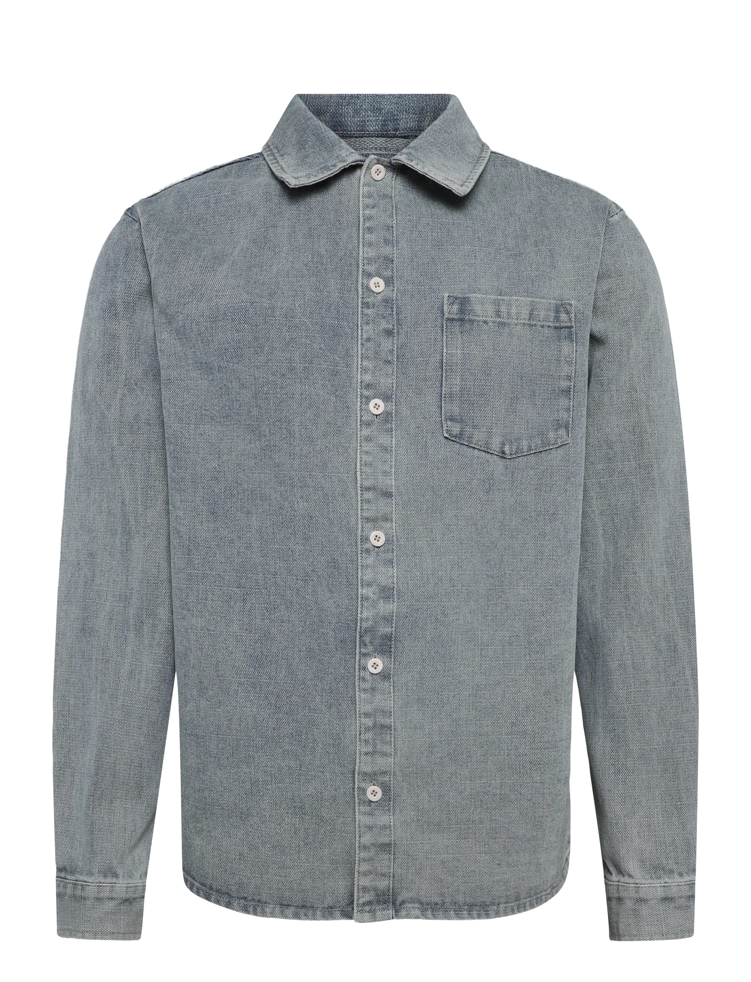 Revolution Casual Shirt - Denimkläder - BLUE / blue