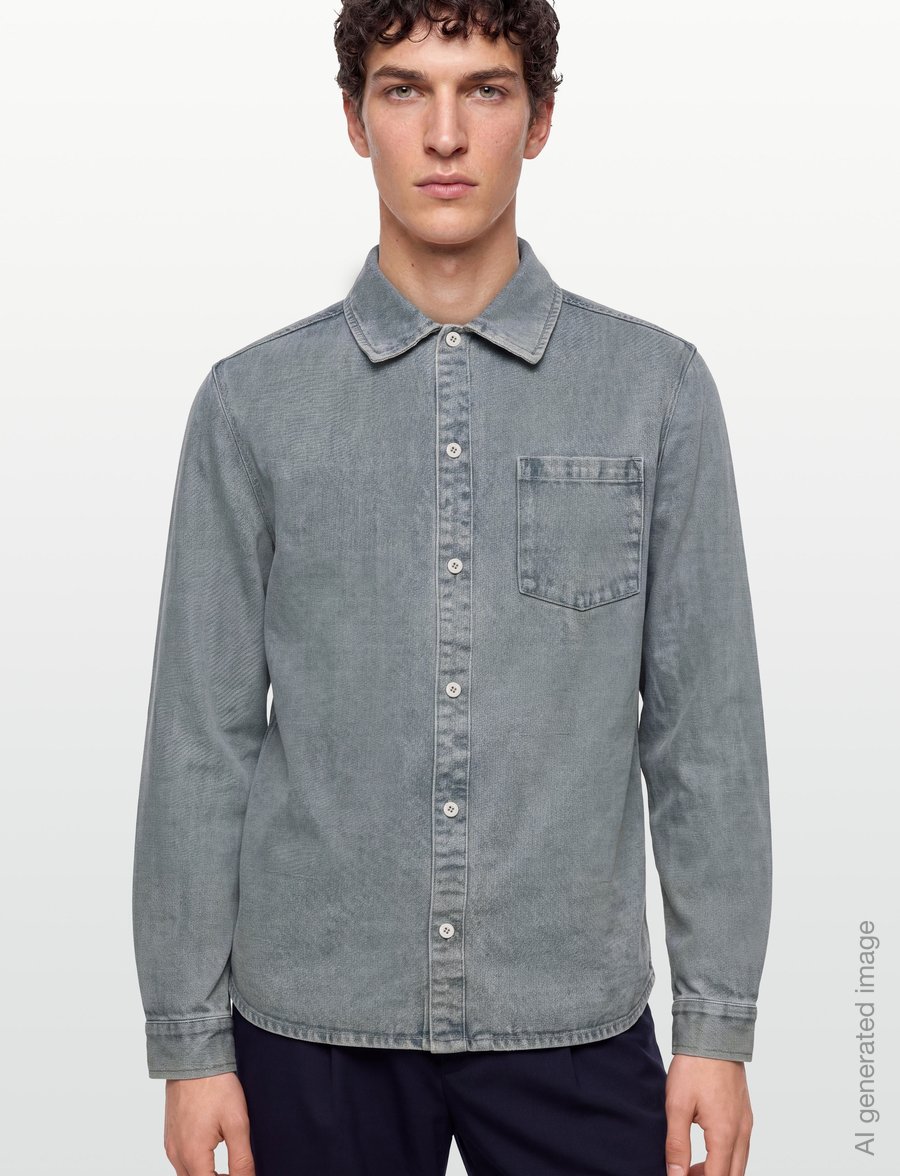 Revolution - Casual Shirt - denimskjorter - blue - 2