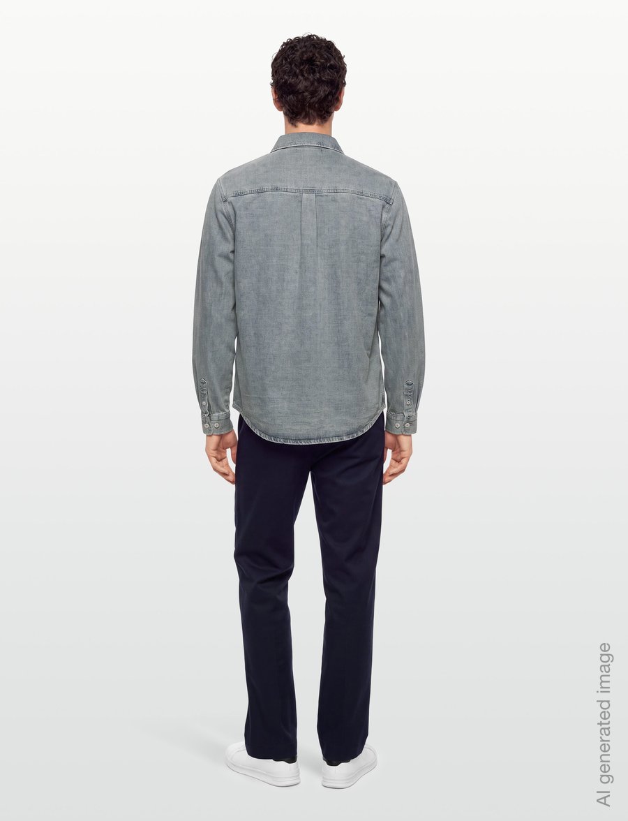 Revolution - Casual Shirt - denimskjorter - blue - 3