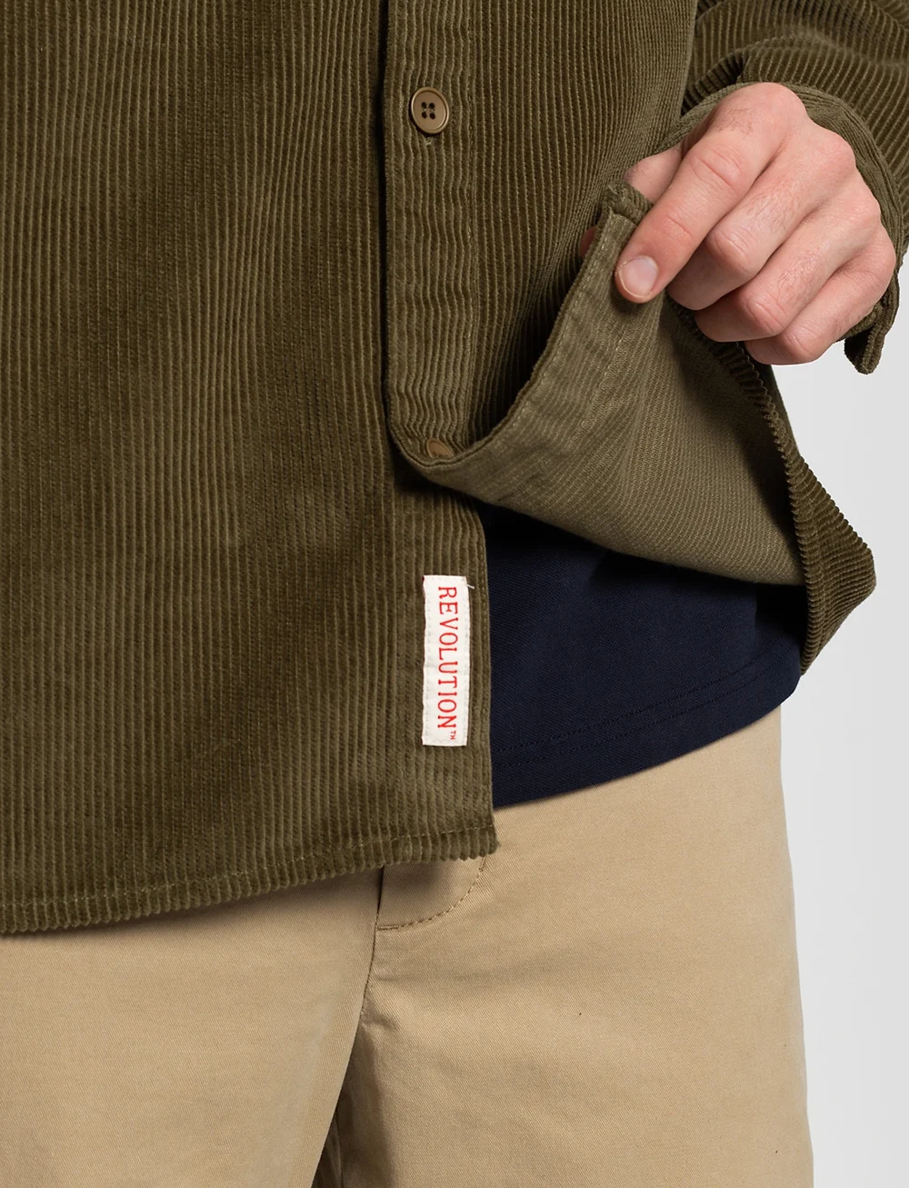 Revolution - Utility Overshirt - manchesterskjortor - army - 4