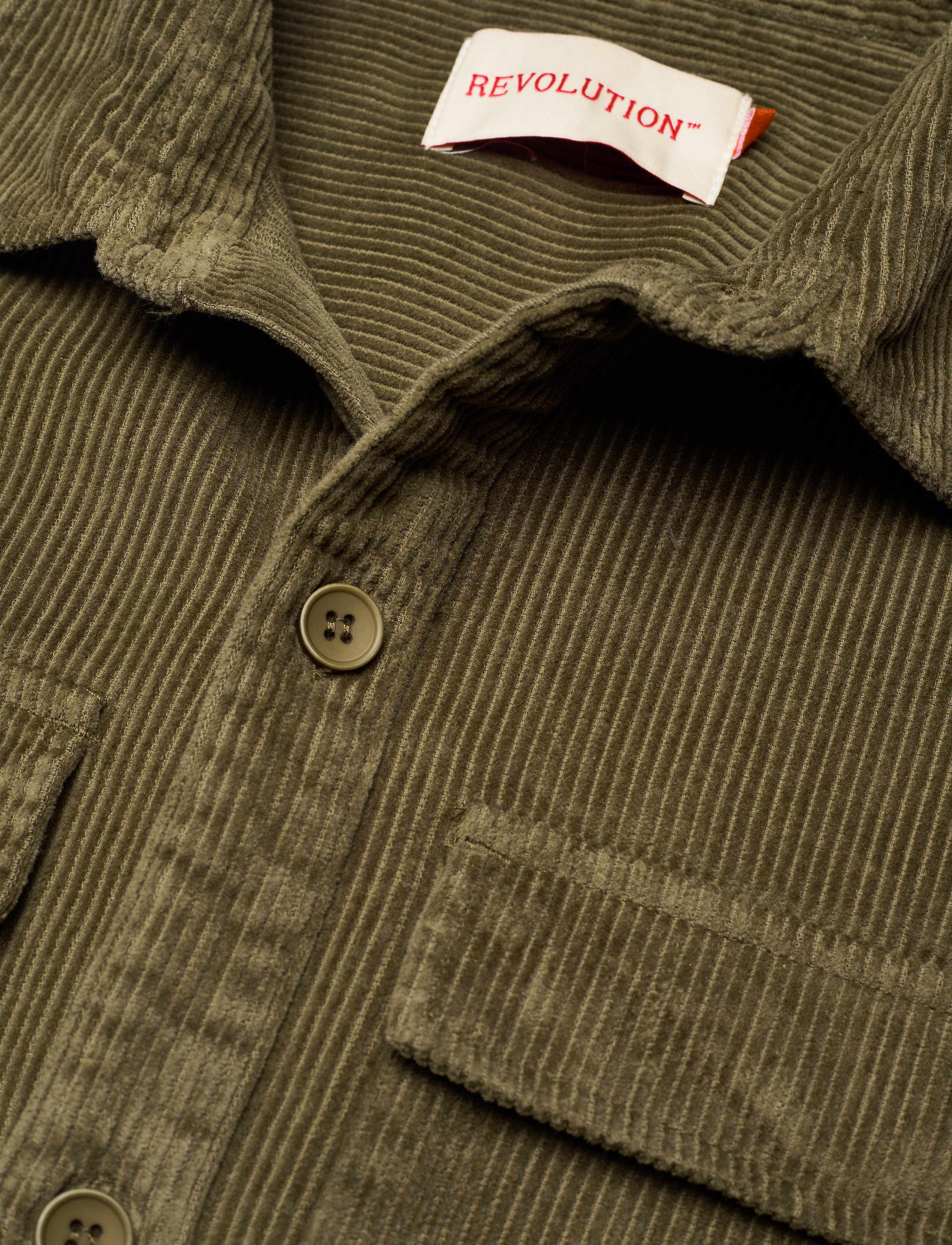 Revolution - Utility Overshirt - fløjlsskjorter - army - 5