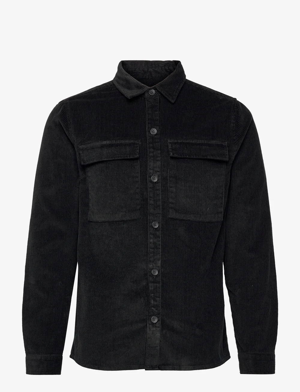 Revolution - Utility Overshirt - kordfløyelsskjorter - black - 1