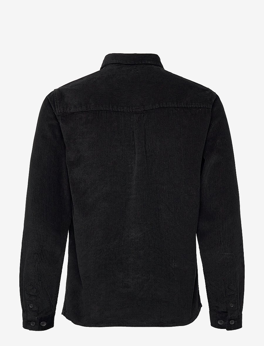 Revolution - Utility Overshirt - velvet särgid - black - 2