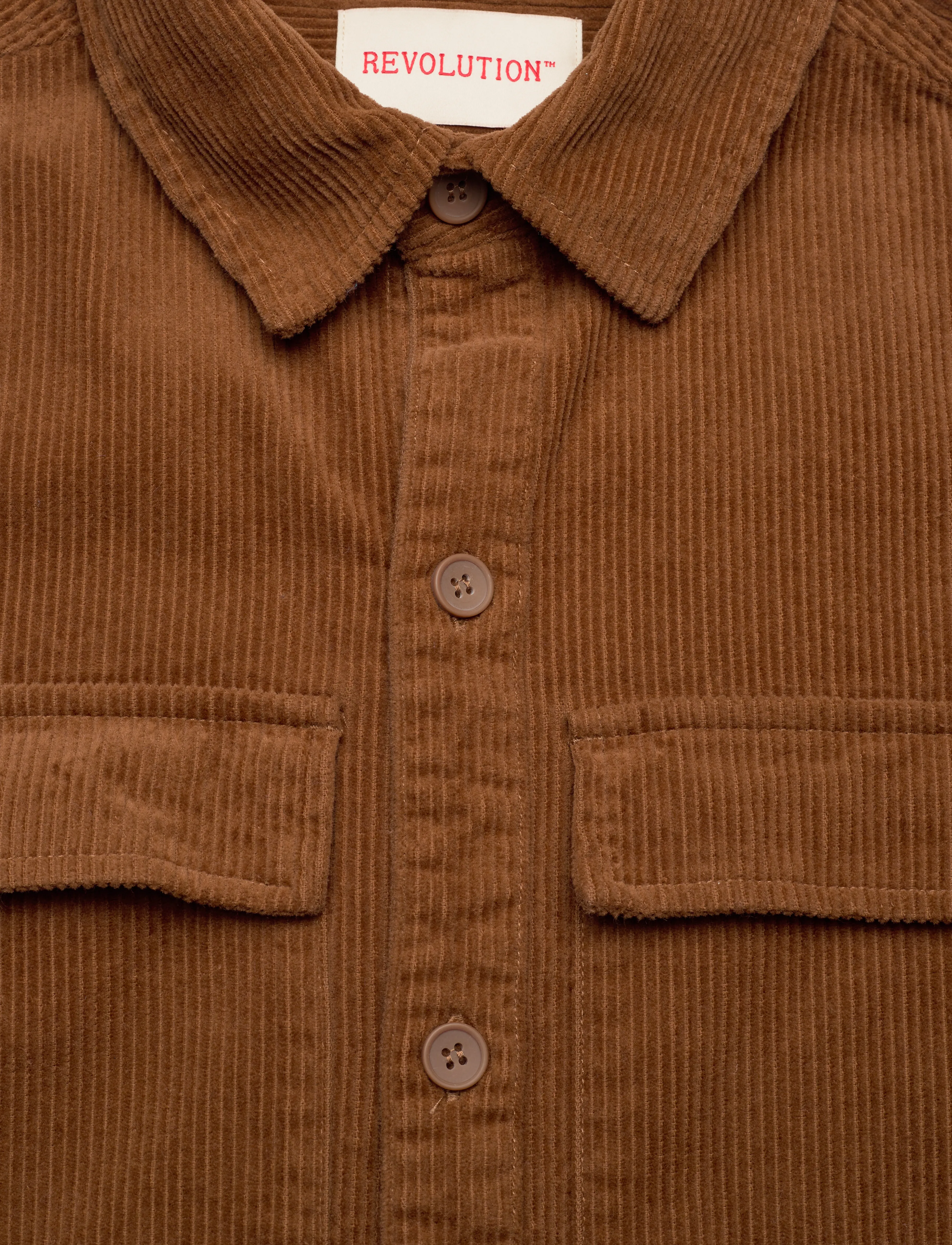 Revolution - Utility Shirt - velvetsärgid - brown - 2