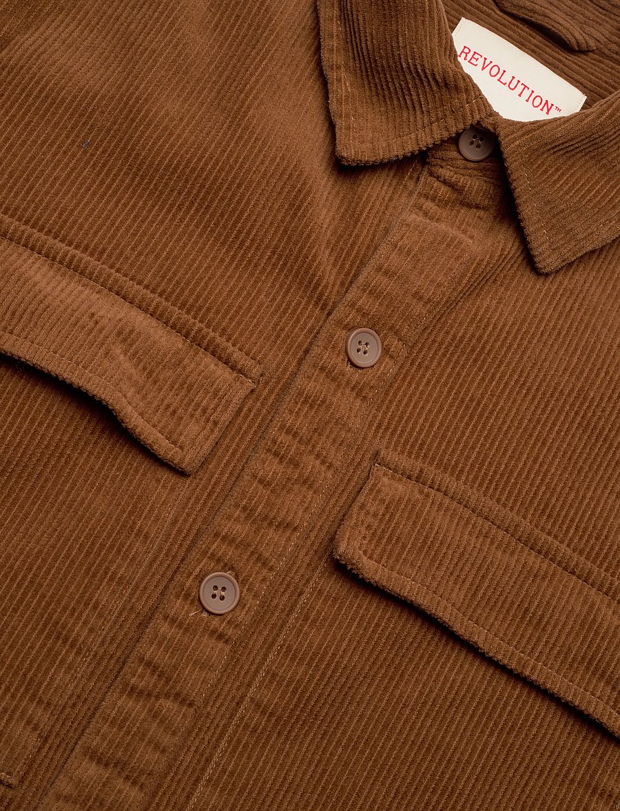 Revolution - Utility Shirt - velvetsärgid - brown - 3