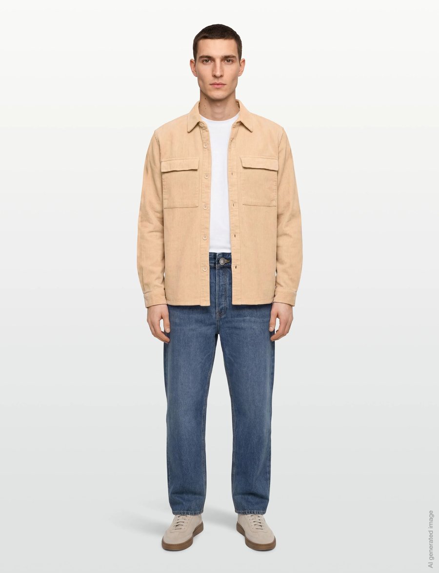 Revolution - Utility Overshirt - corduroy overhemden - darkoffwhite - 0