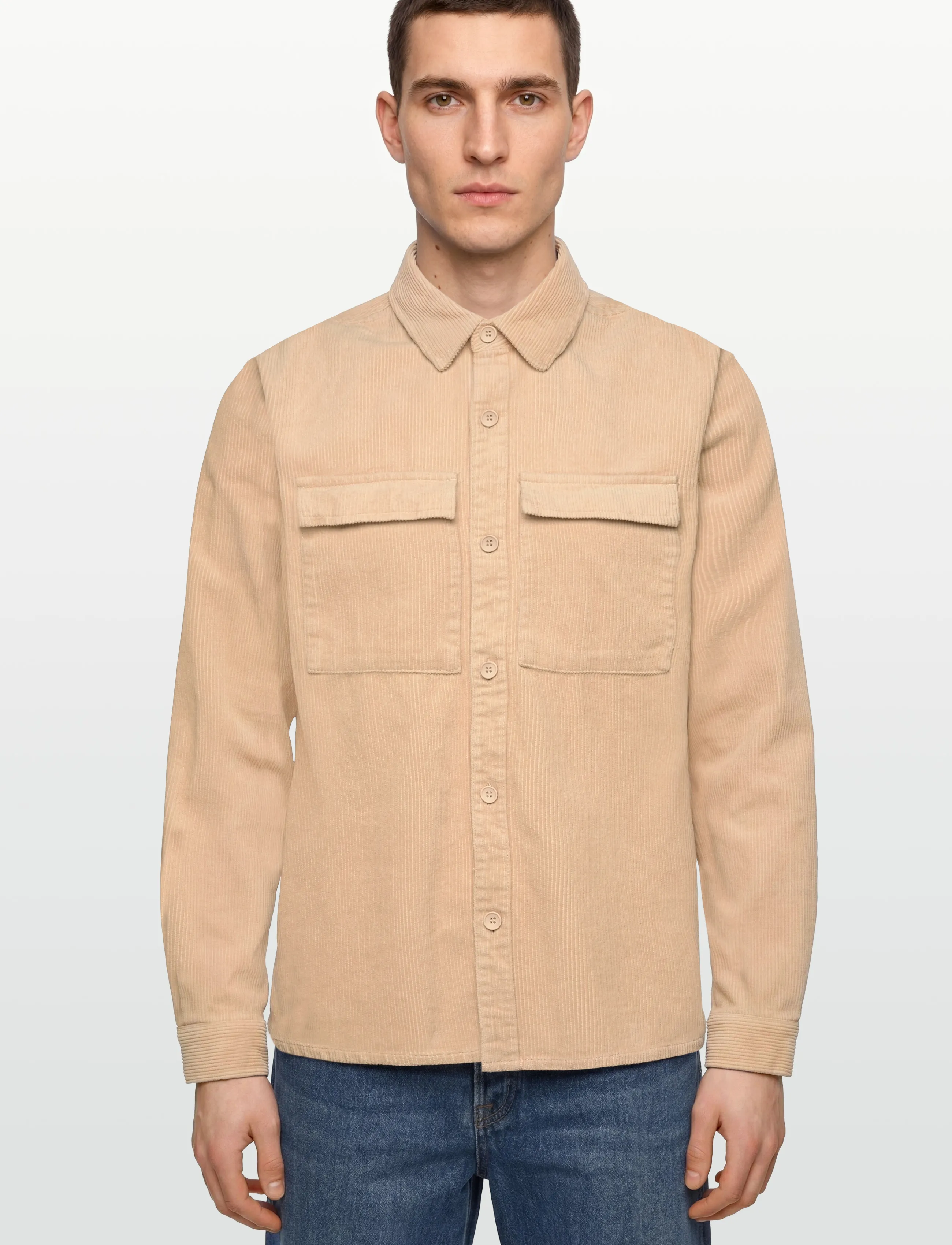 Revolution - Utility Overshirt - corduroy overhemden - darkoffwhite - 3