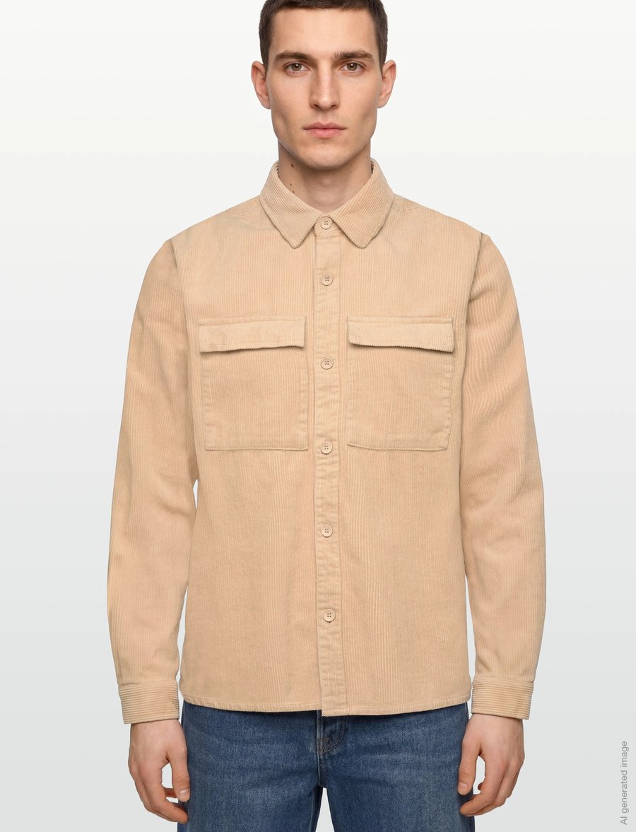 Revolution - Utility Overshirt - corduroy overhemden - darkoffwhite - 3