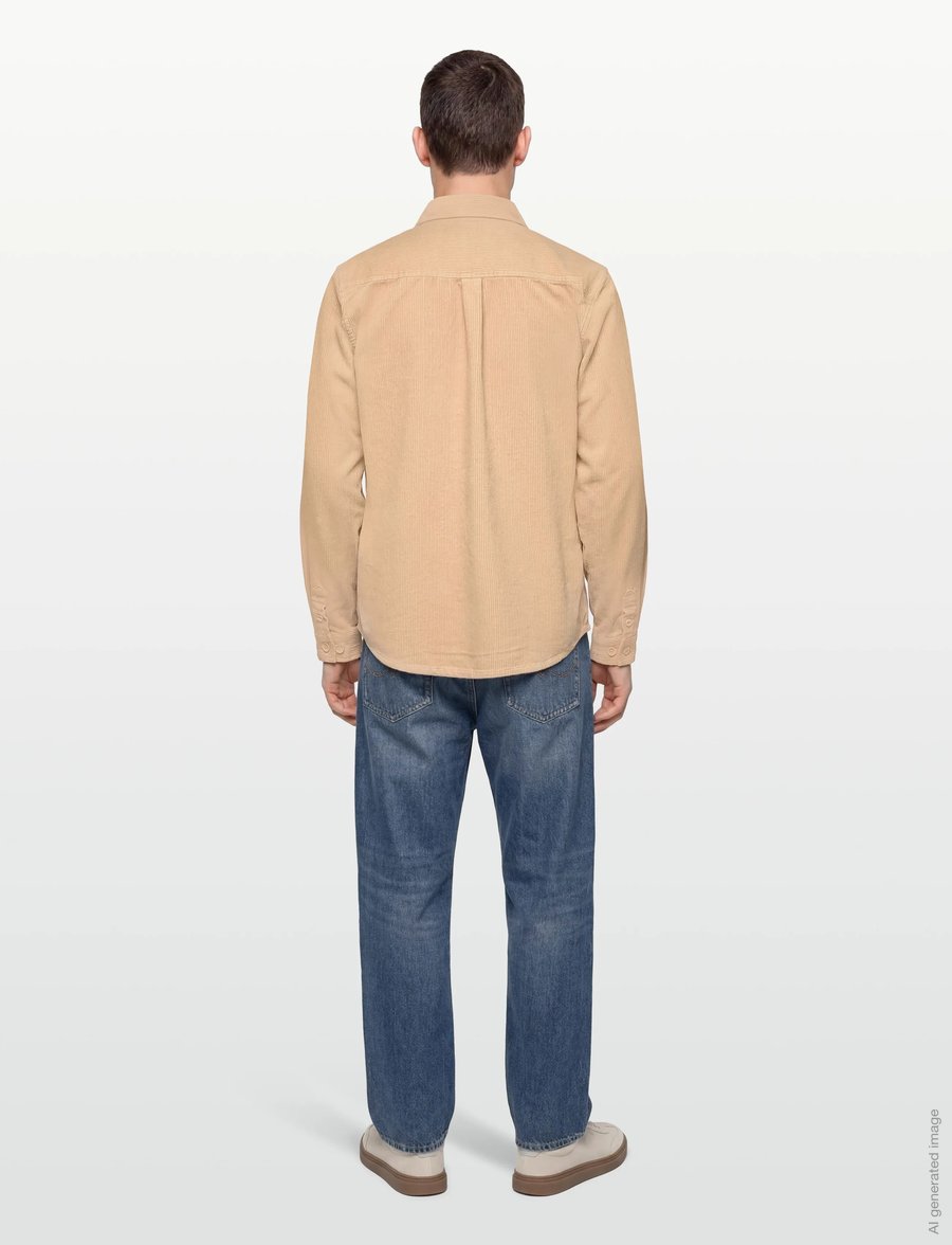 Revolution - Utility Overshirt - corduroy overhemden - darkoffwhite - 4