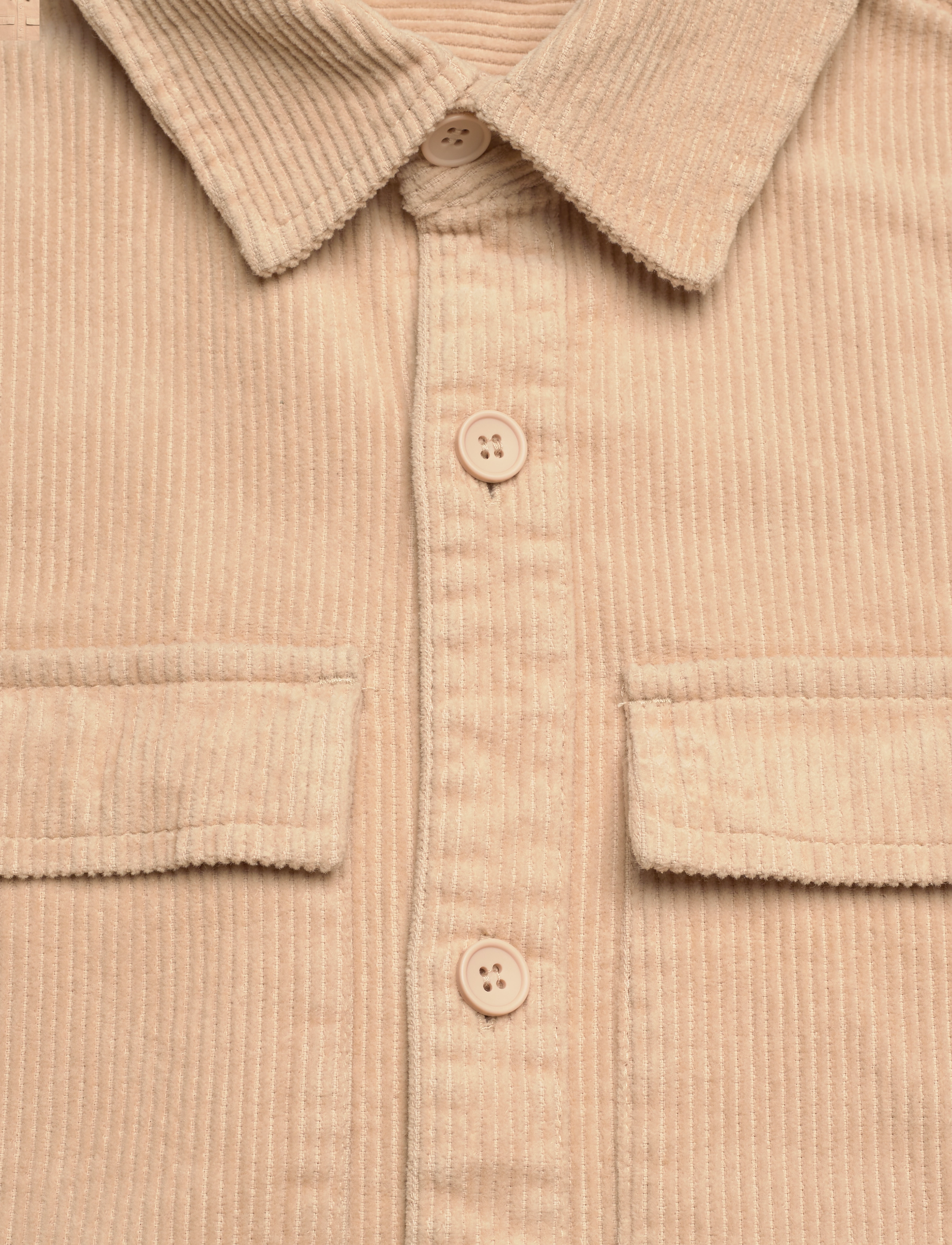 Revolution - Utility Overshirt - corduroy shirts - darkoffwhite - 2