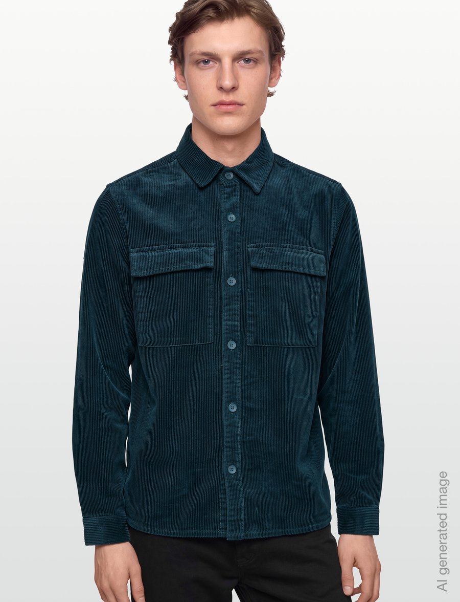 Revolution - Utility Shirt - Überhemden - darkpetrol - 3