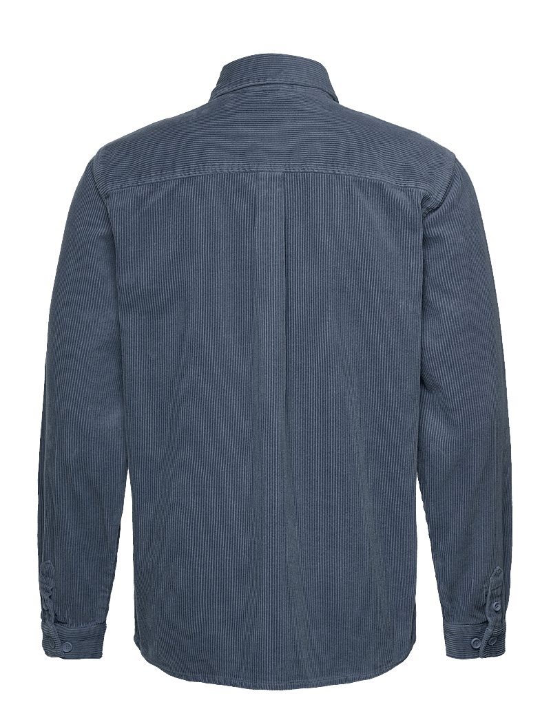 Revolution - Utility Overshirt - velvetiniai marškiniai - dustblue - 2