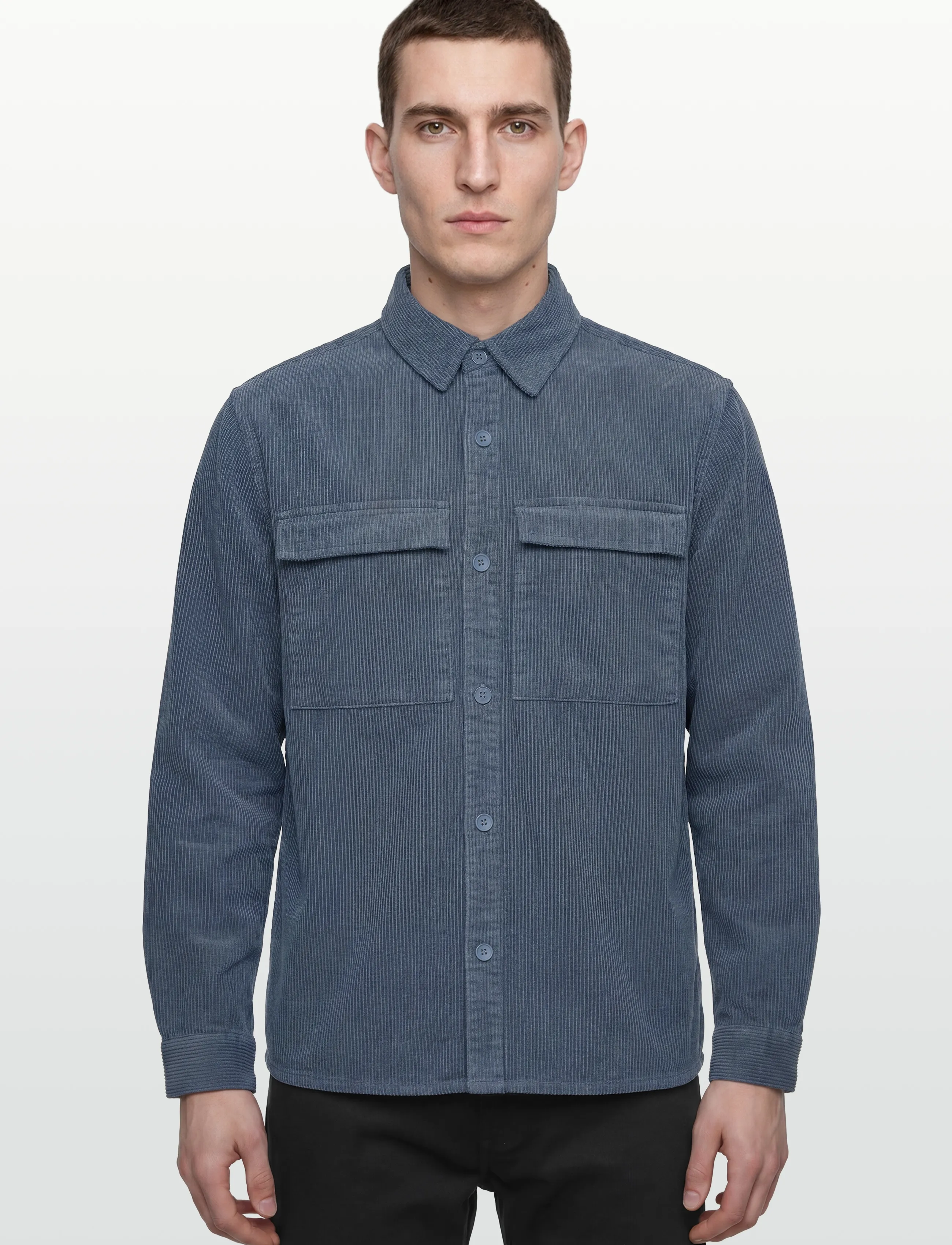 Revolution - Utility Overshirt - cordhemden - dustblue - 3