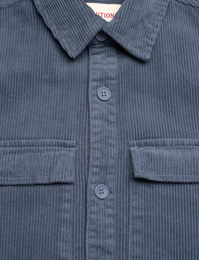 Revolution - Utility Overshirt - velvetiniai marškiniai - dustblue - 5