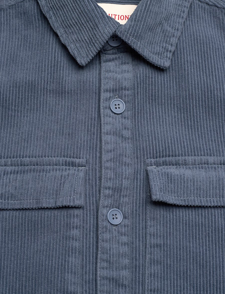 Revolution - Utility Overshirt - cordhemden - dustblue - 5