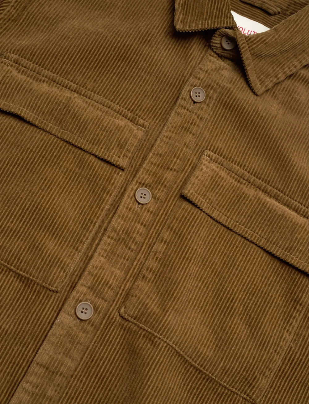Revolution - Utility Overshirt - vakosamettipaidat - dustbrown - 3