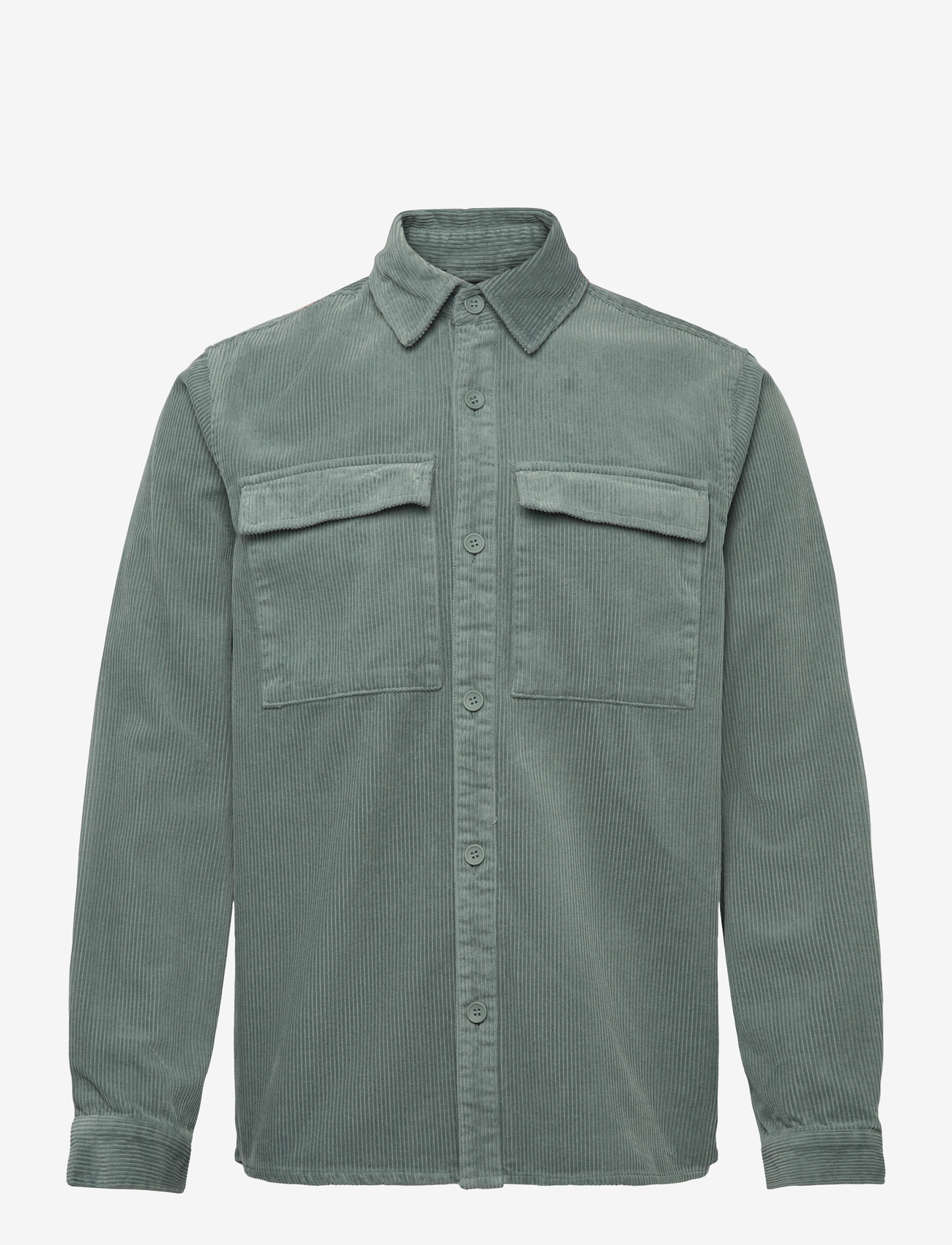 Revolution - Utility Overshirt - velvet särgid - dustmint - 0