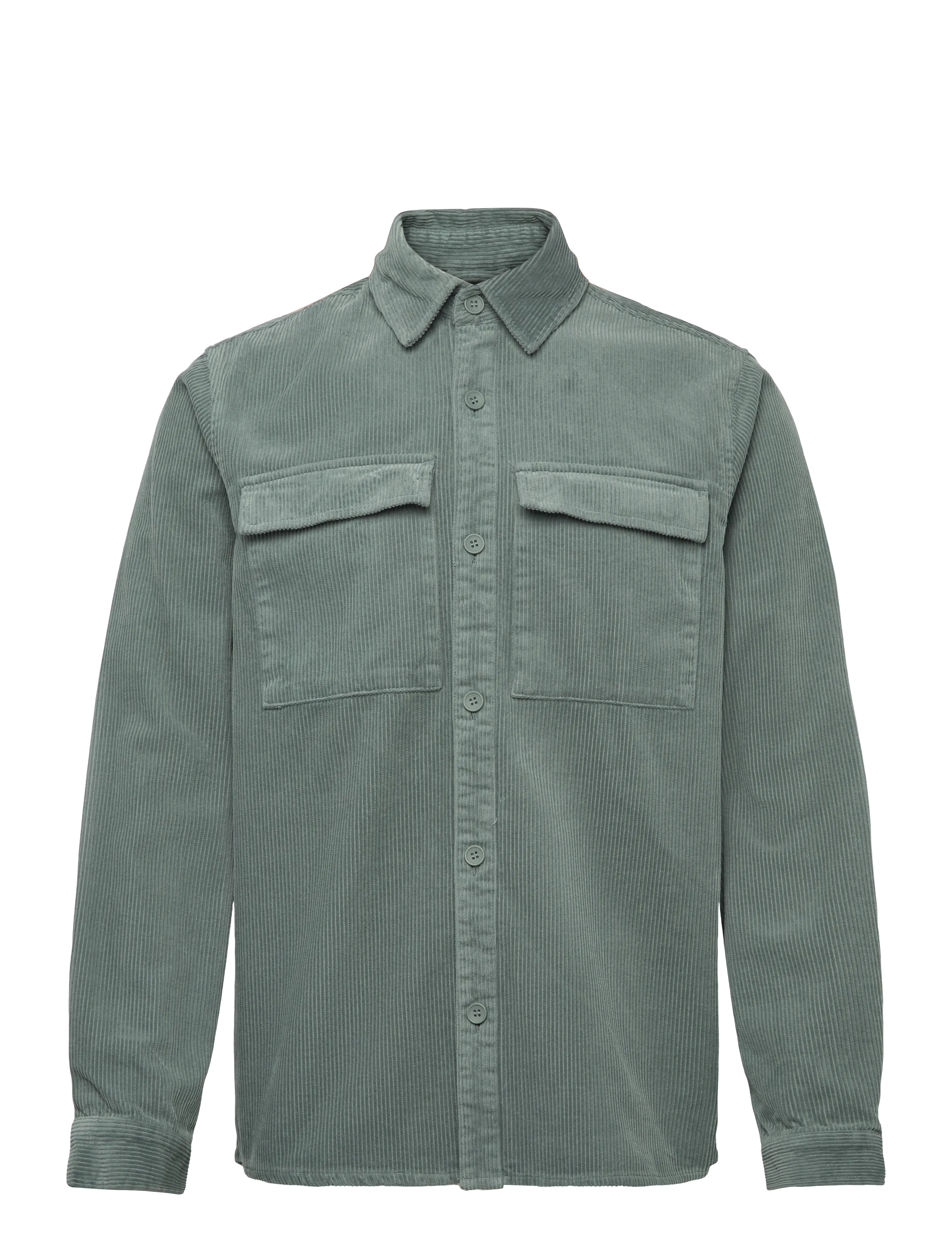 Revolution Utility Overshirt - Shirts - DUSTMINT / green