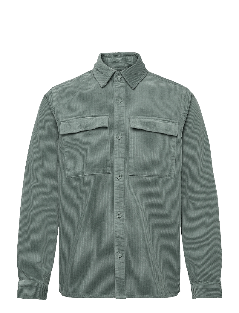 Revolution - Utility Overshirt - velvet särgid - dustmint - 0