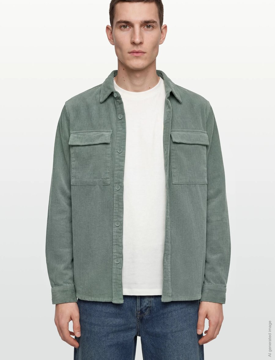Revolution - Utility Overshirt - cordhemden - dustmint - 3