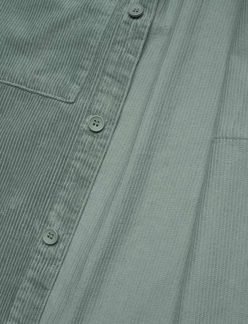Revolution - Utility Overshirt - velvet särgid - dustmint - 3