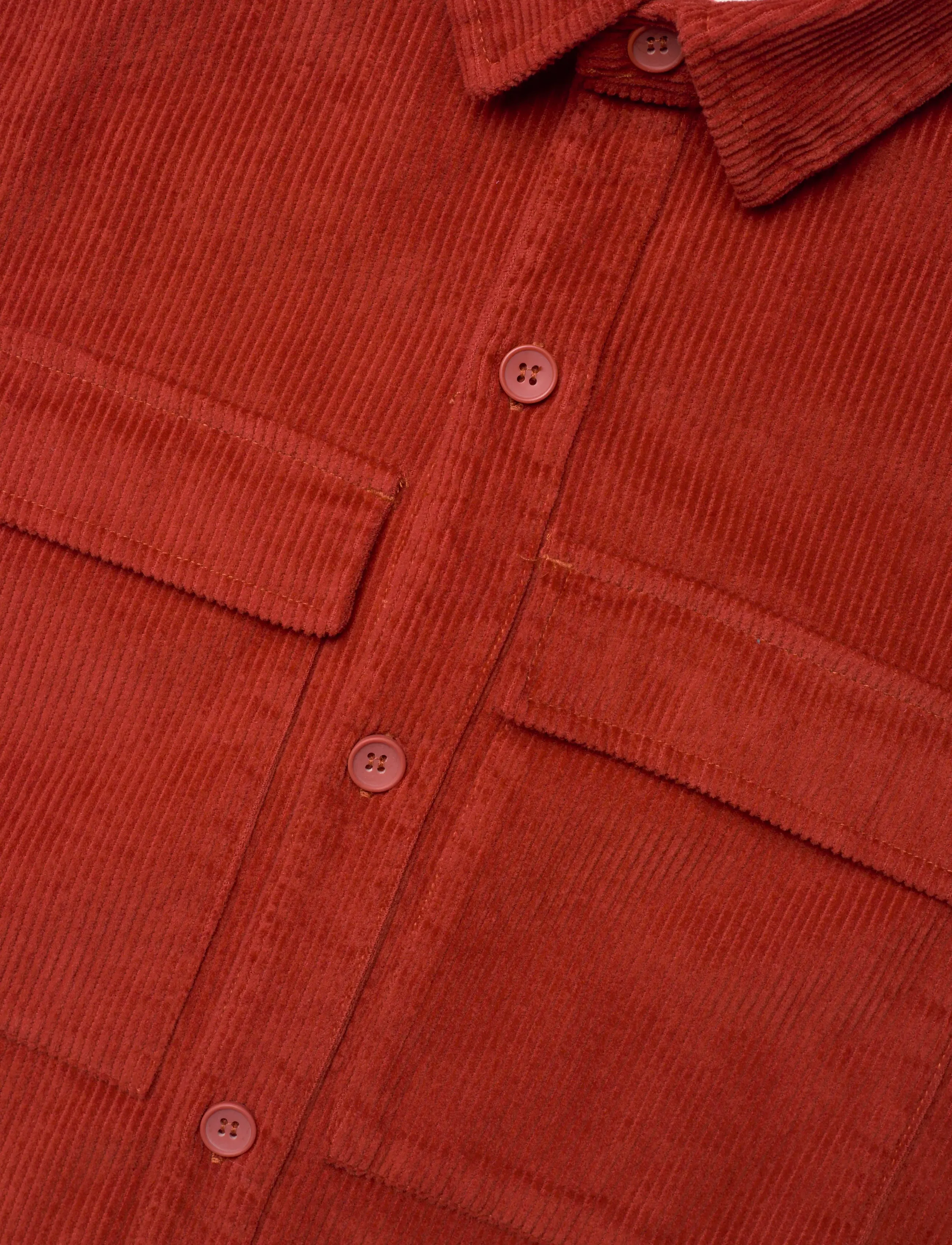 Revolution - Utility Overshirt - kordfløyelsskjorter - orange - 3