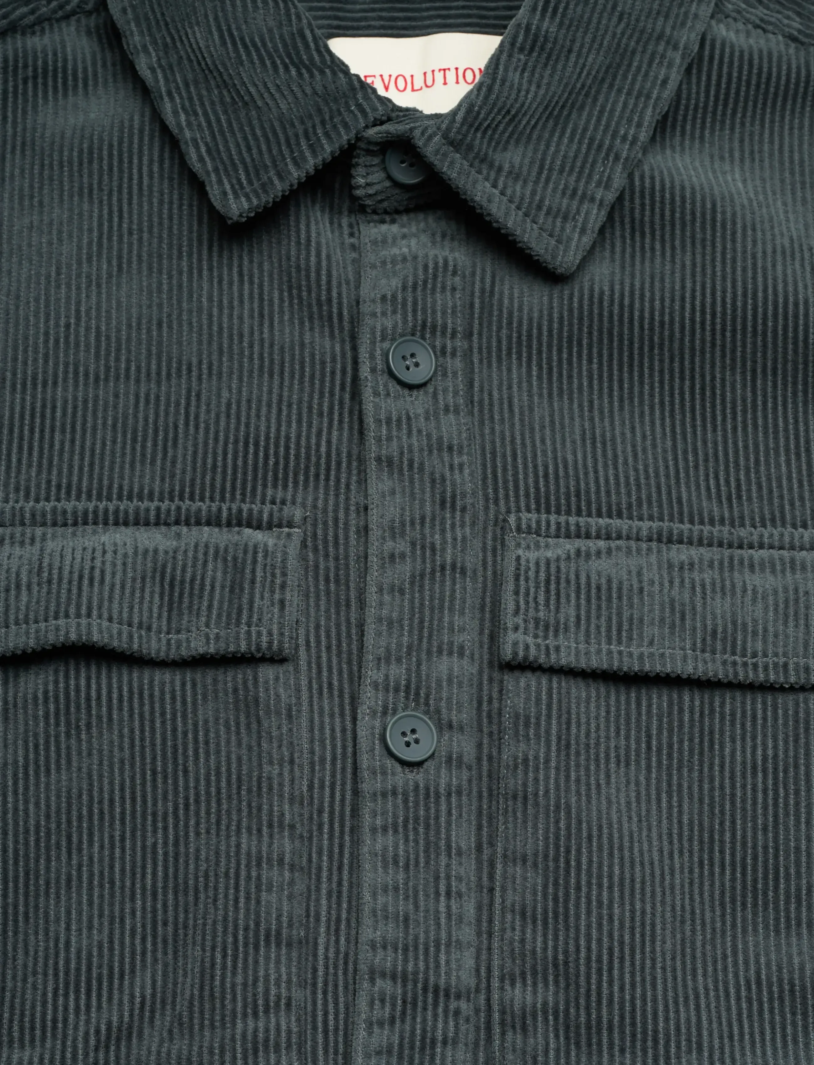 Revolution - Utility Overshirt - fløjlsskjorter - petrol - 2