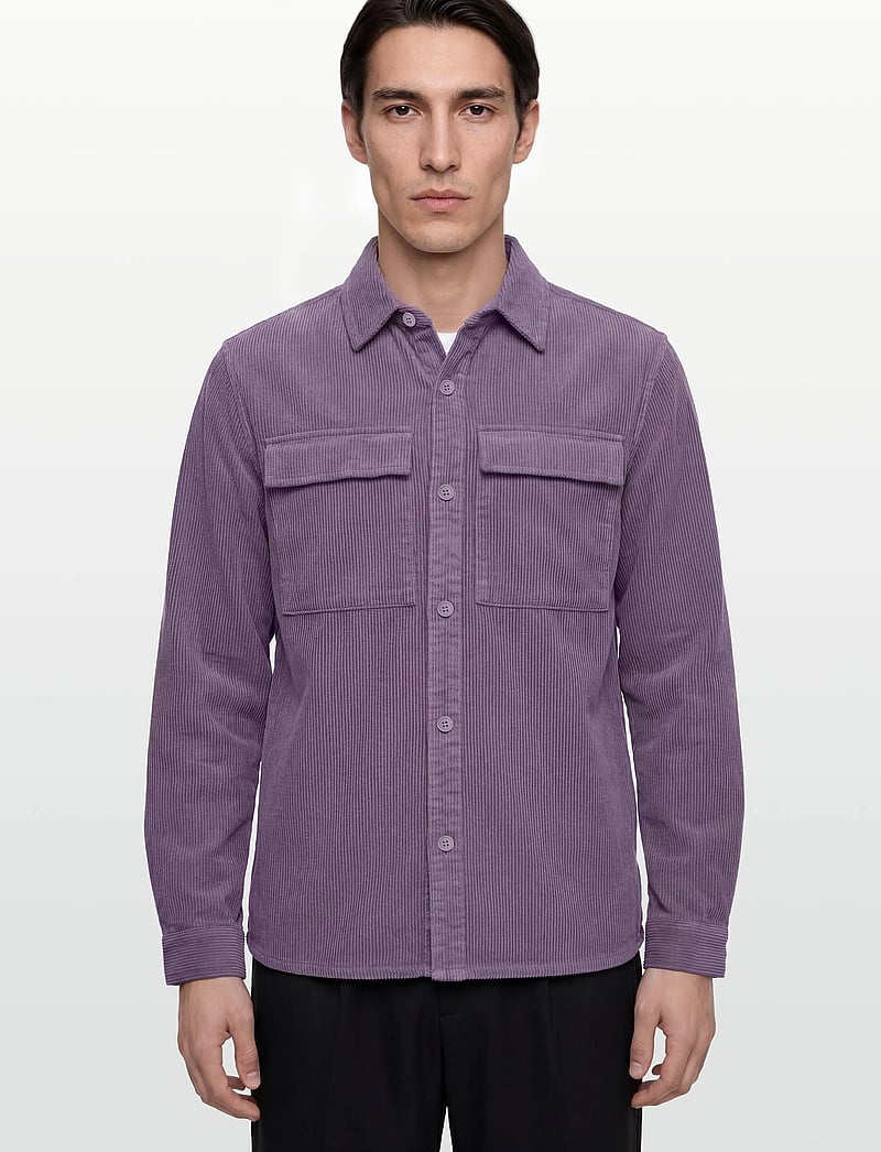 Revolution - Utility Overshirt - velvet särgid - purple - 3