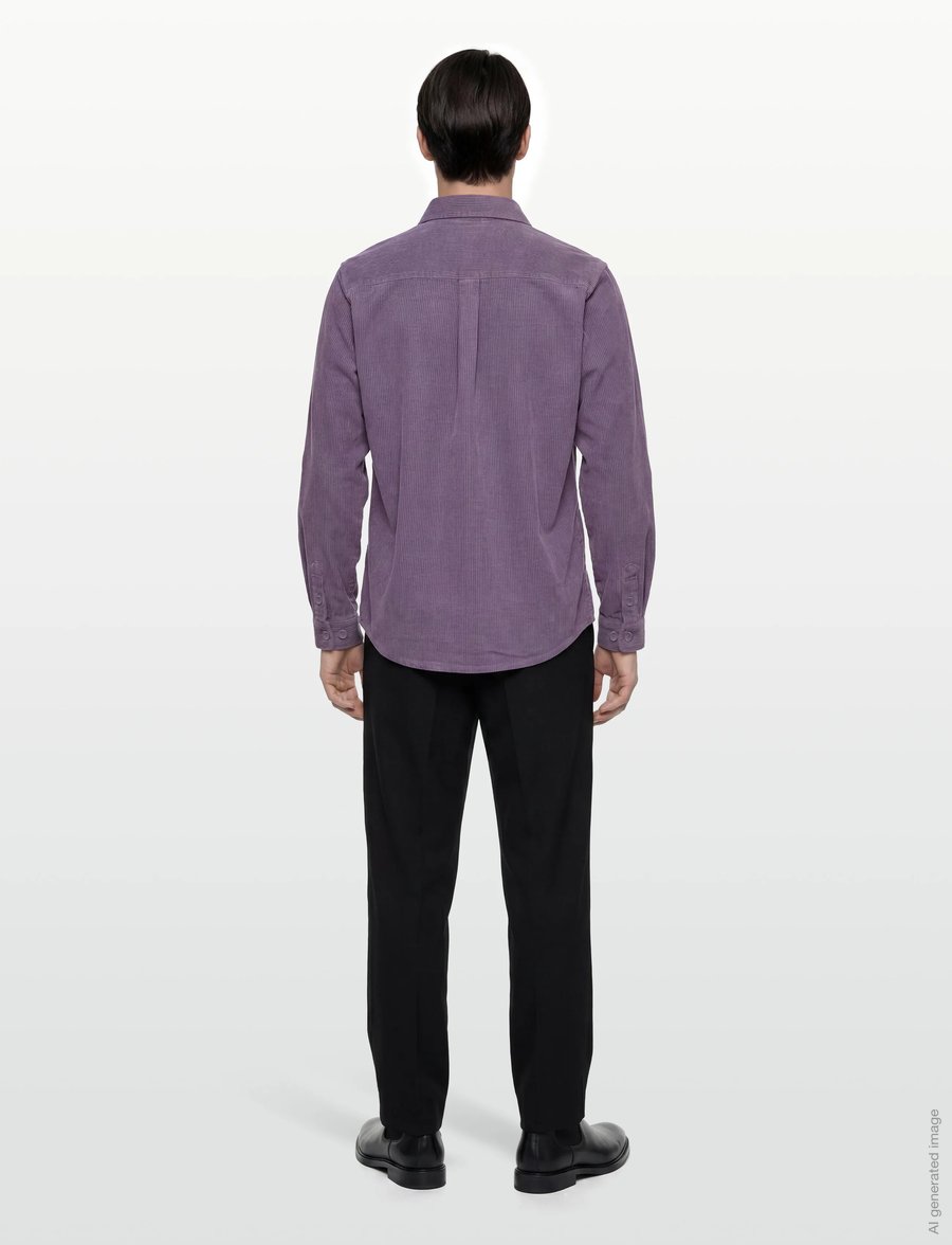 Revolution - Utility Overshirt - cordhemden - purple - 4