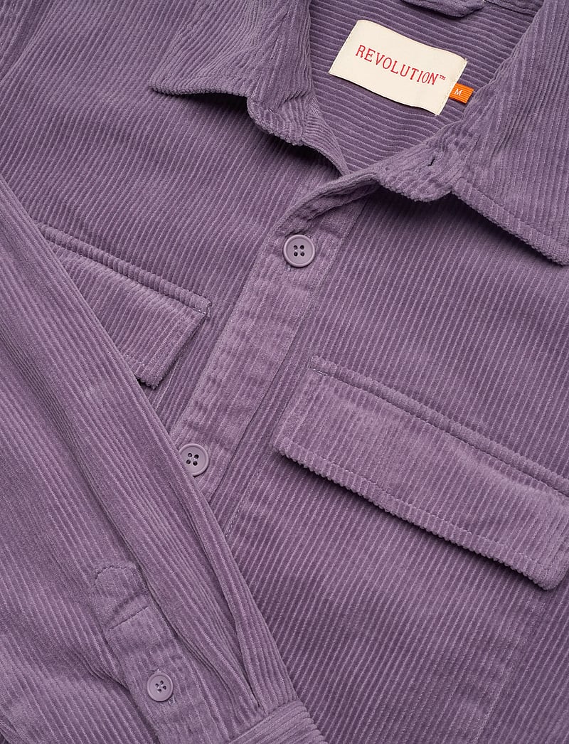Revolution - Utility Overshirt - cordhemden - purple - 2