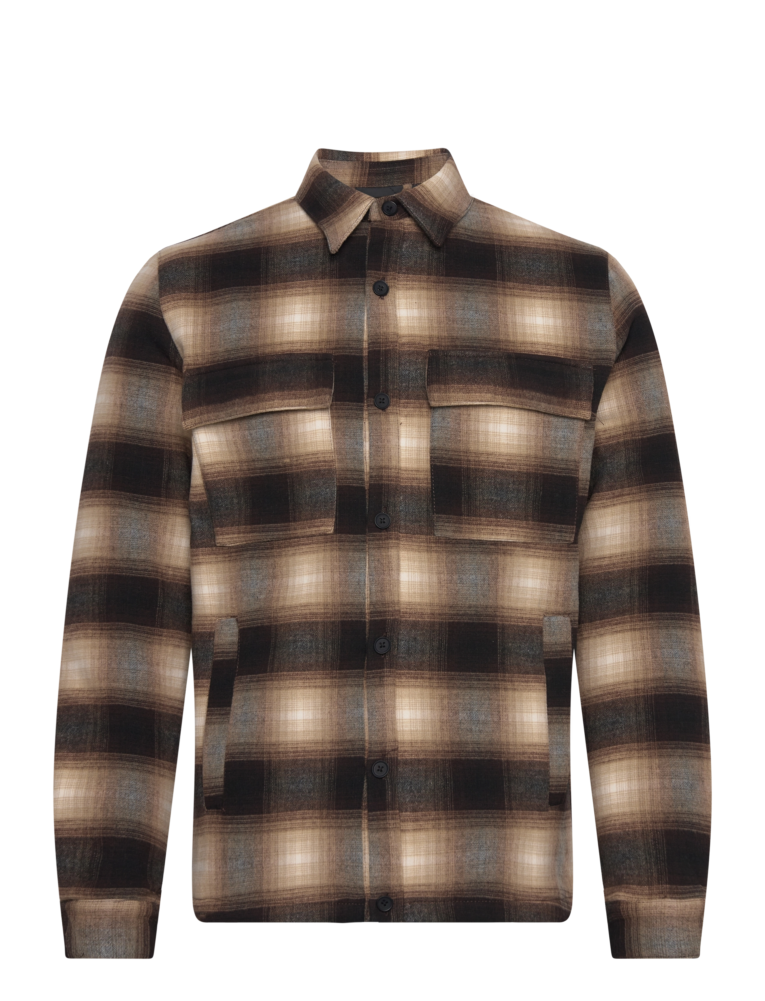 Padded overshirt - KHAKI