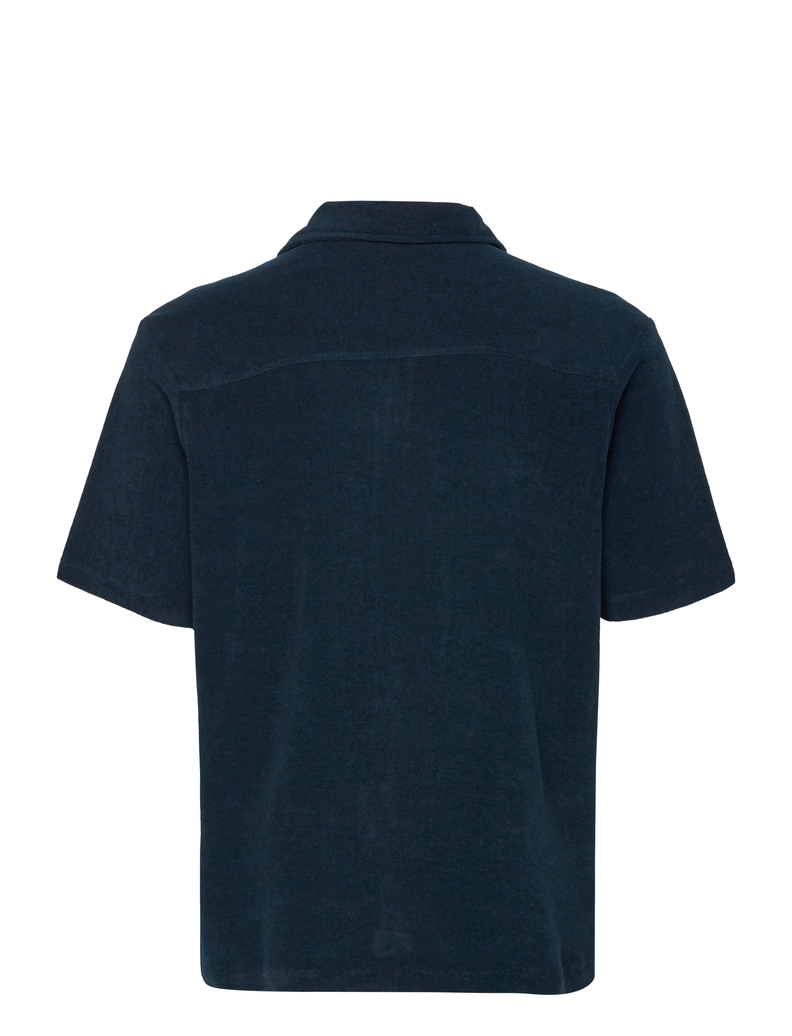 Revolution - Terry Short-sleeved Cuban Shirt - chemises à manches courtes - navy - 2
