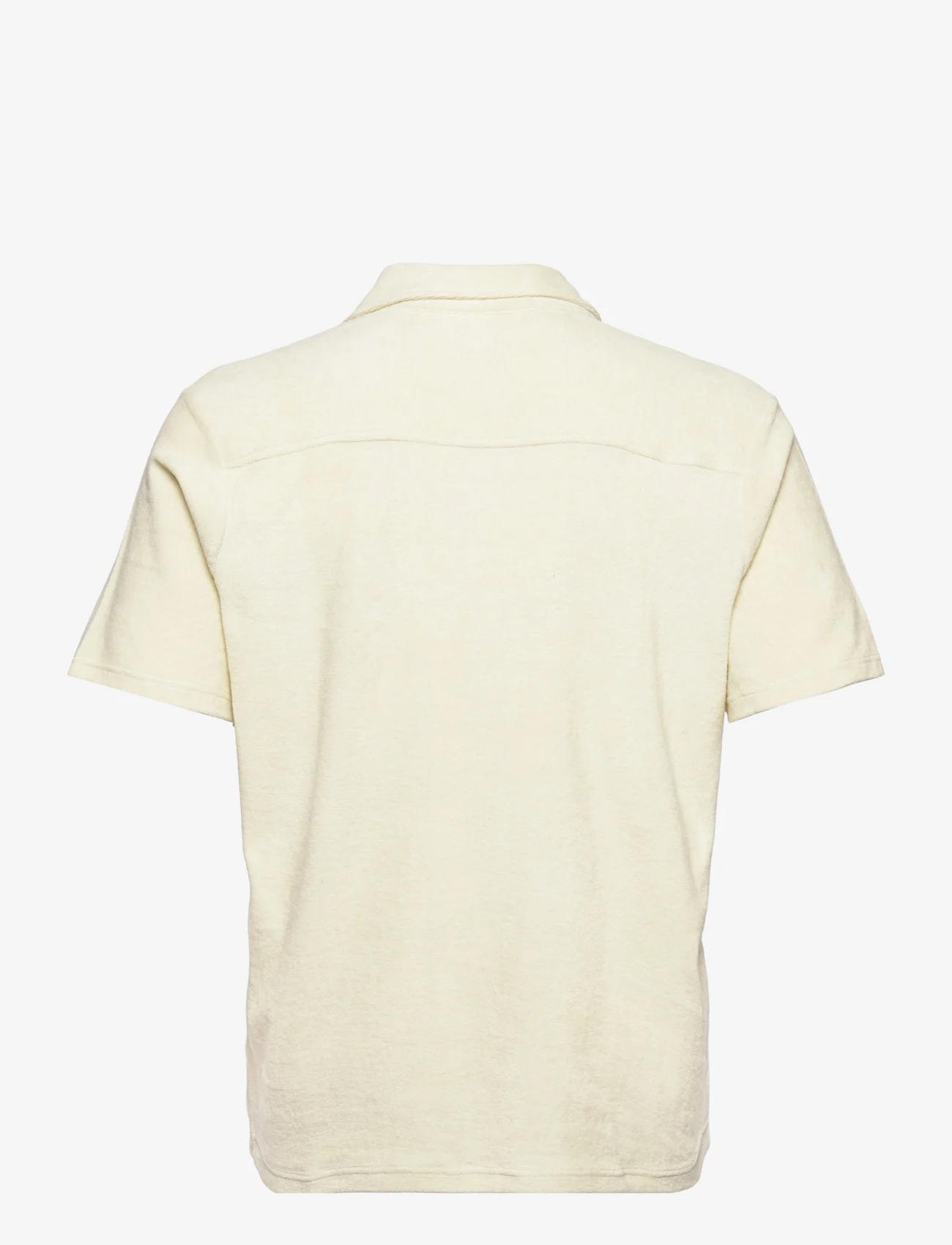 Revolution - Terry Cuban Shirt - kortermede t-skjorter - offwhite - 1