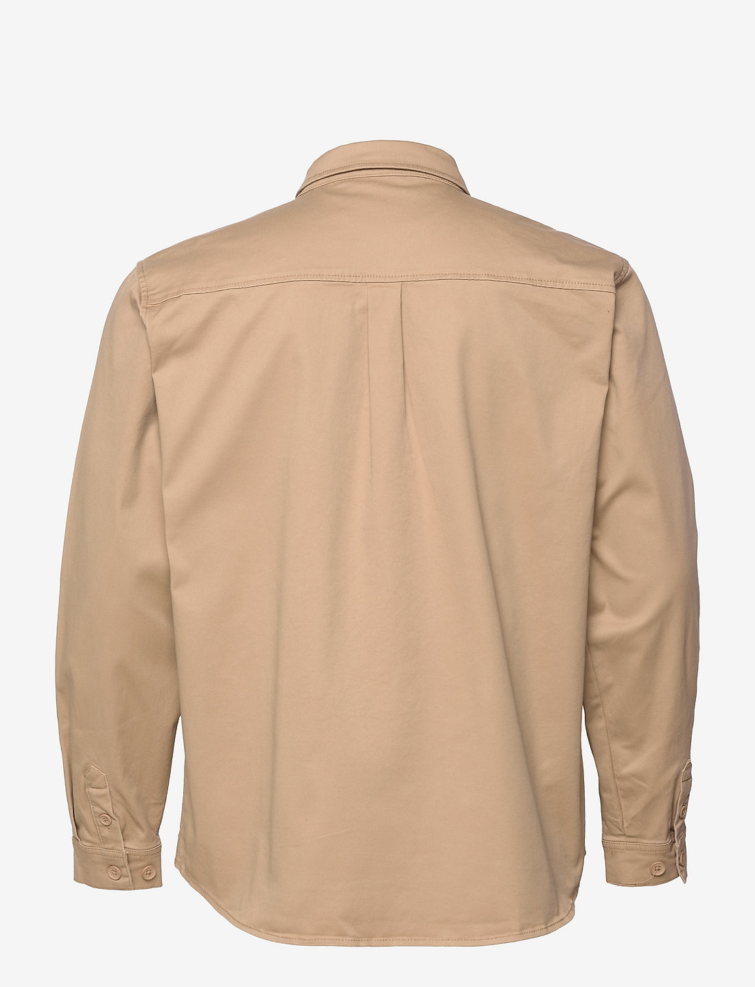 Revolution - Checked utility shirt with logo embroidery - khaki - 2