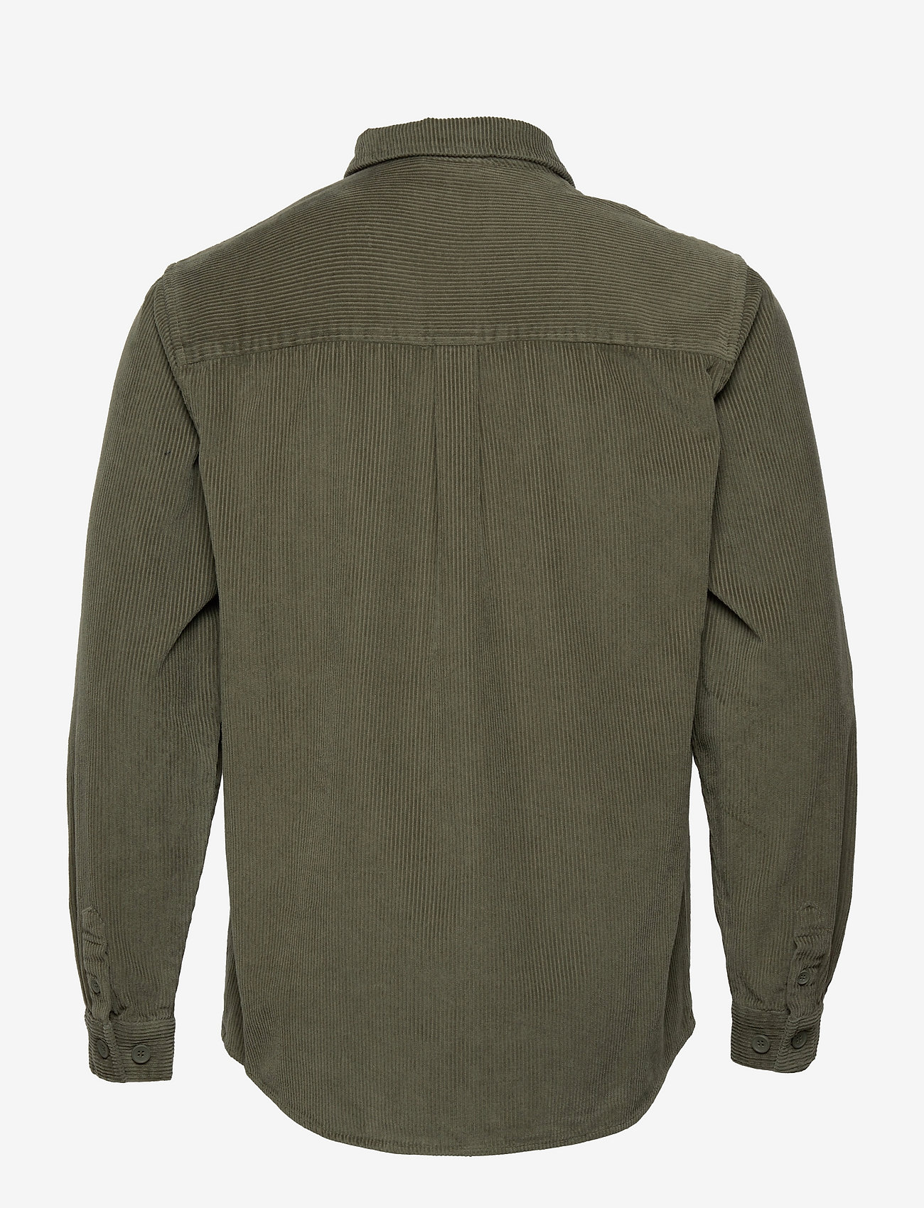 Revolution - Corduroy zipped loose-fit overshirt - army - 1