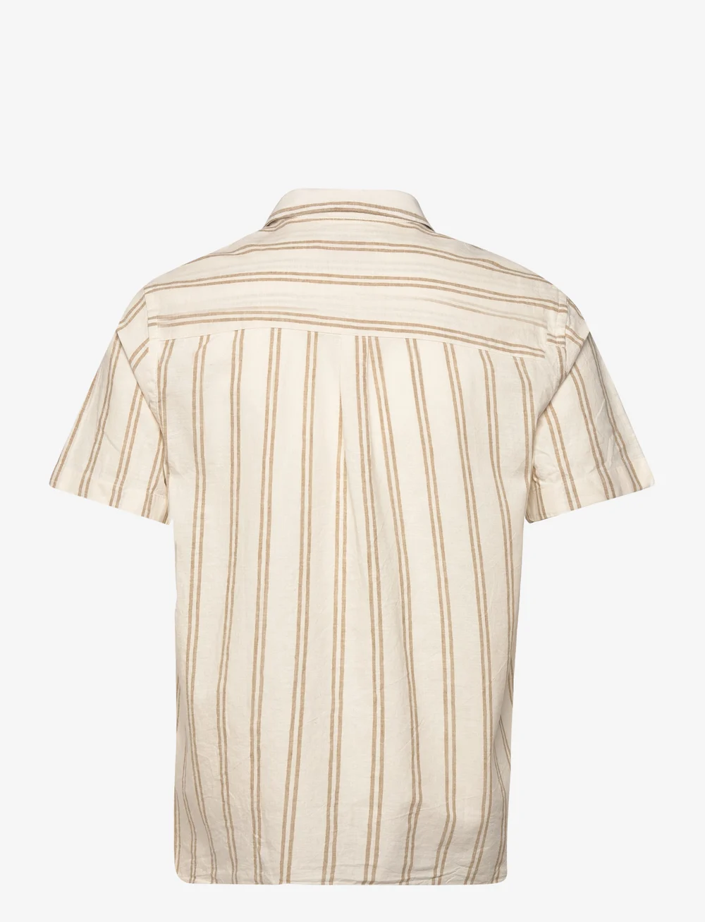 Revolution - Short-sleeved Cuban Shirt - hørskjorter - khaki - 1