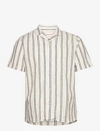Short-sleeved Cuban Shirt - NAVY
