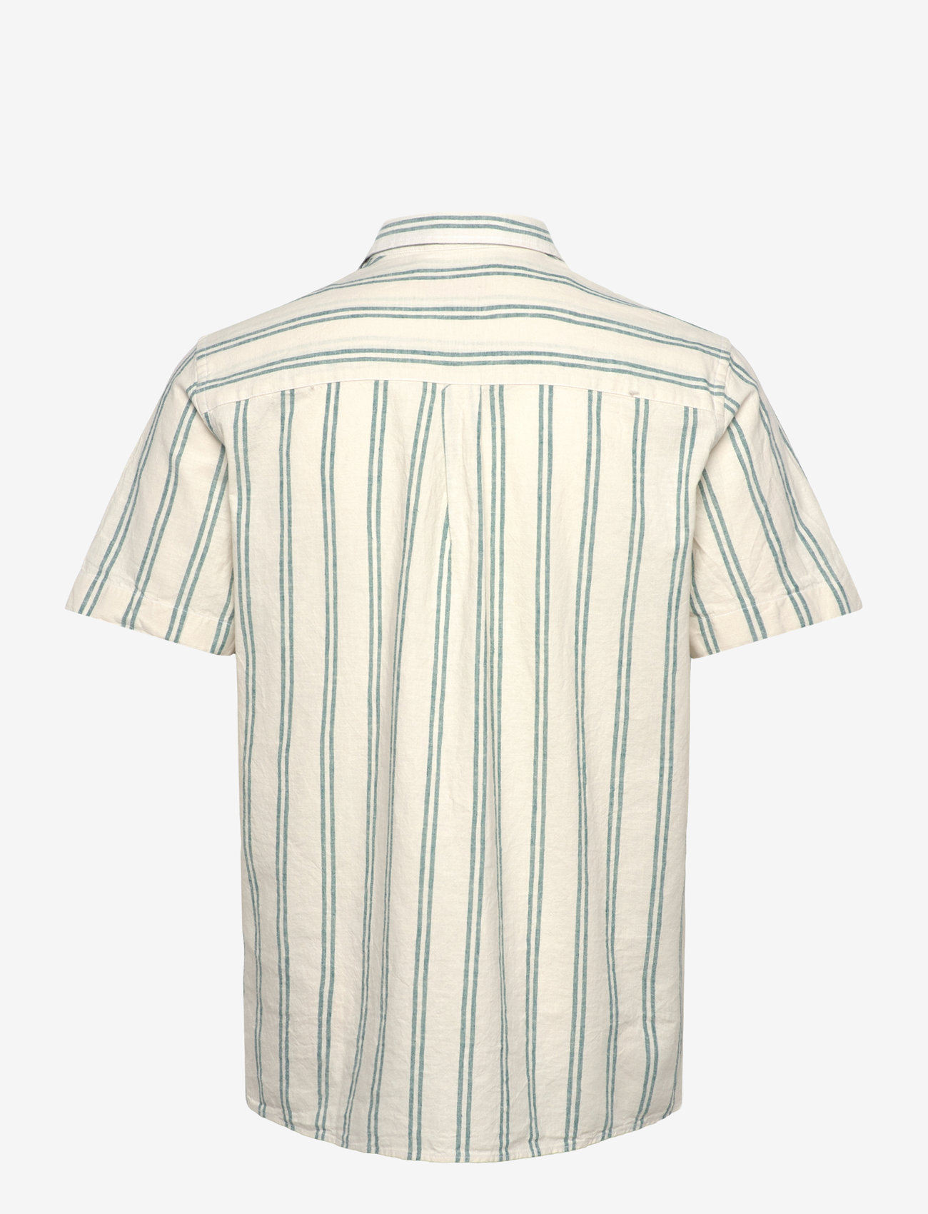 Revolution - Short-sleeved Cuban Shirt - leinenhemden - petrol - 1