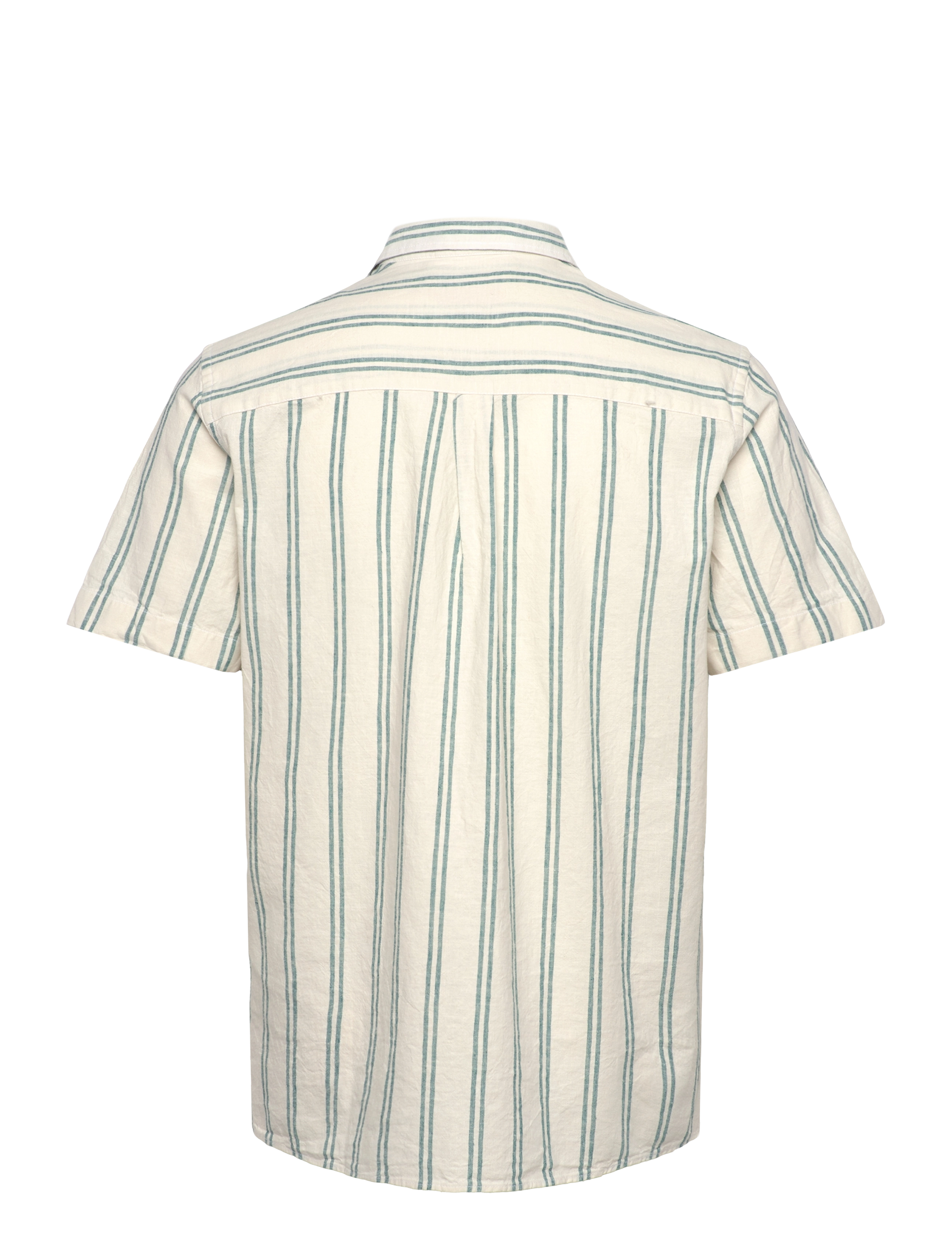 Revolution - Short-sleeved Cuban Shirt - chemises de lin - petrol - 1