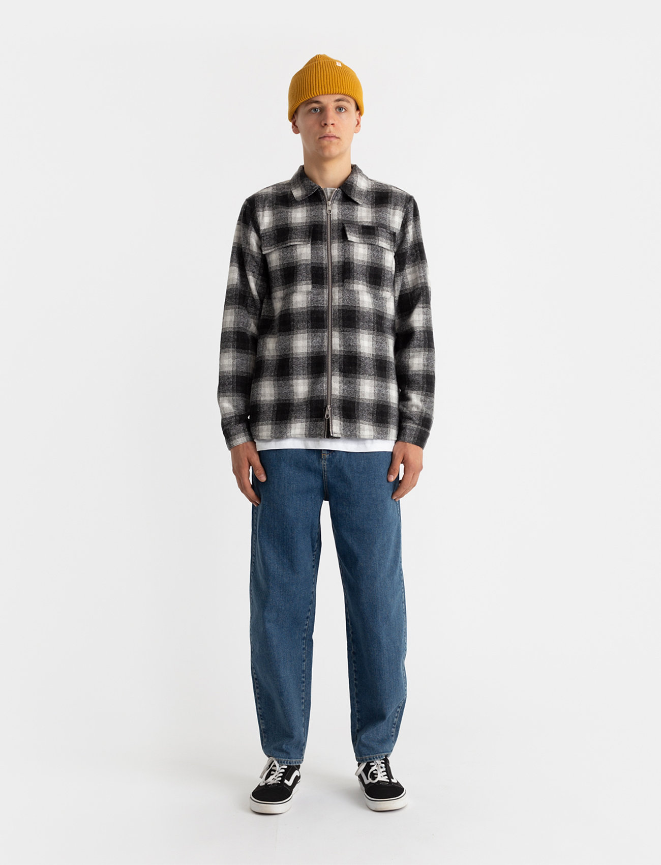 Revolution - Lined Overshirt - grey - 3