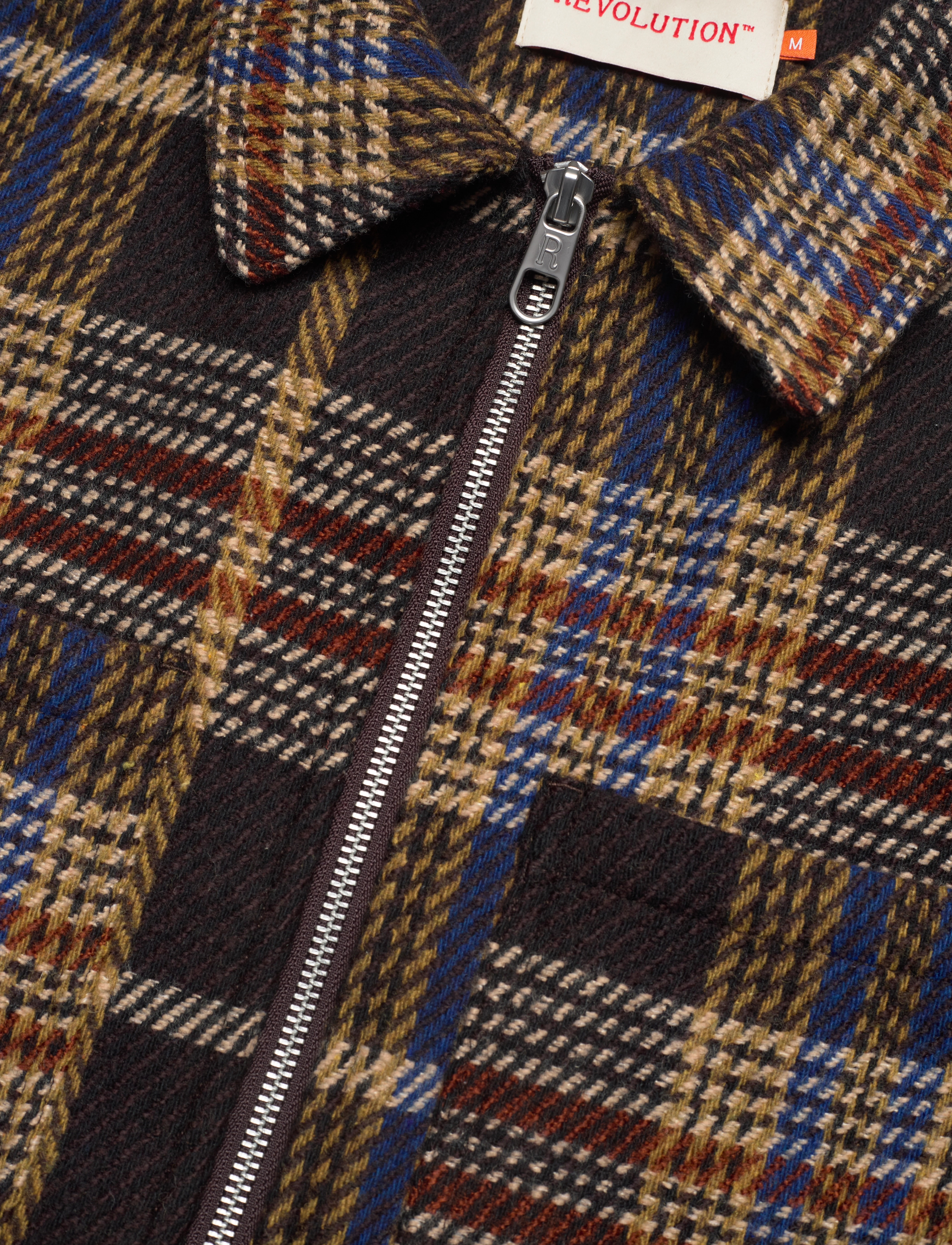 Revolution - Overshirt Zip - brown - 5