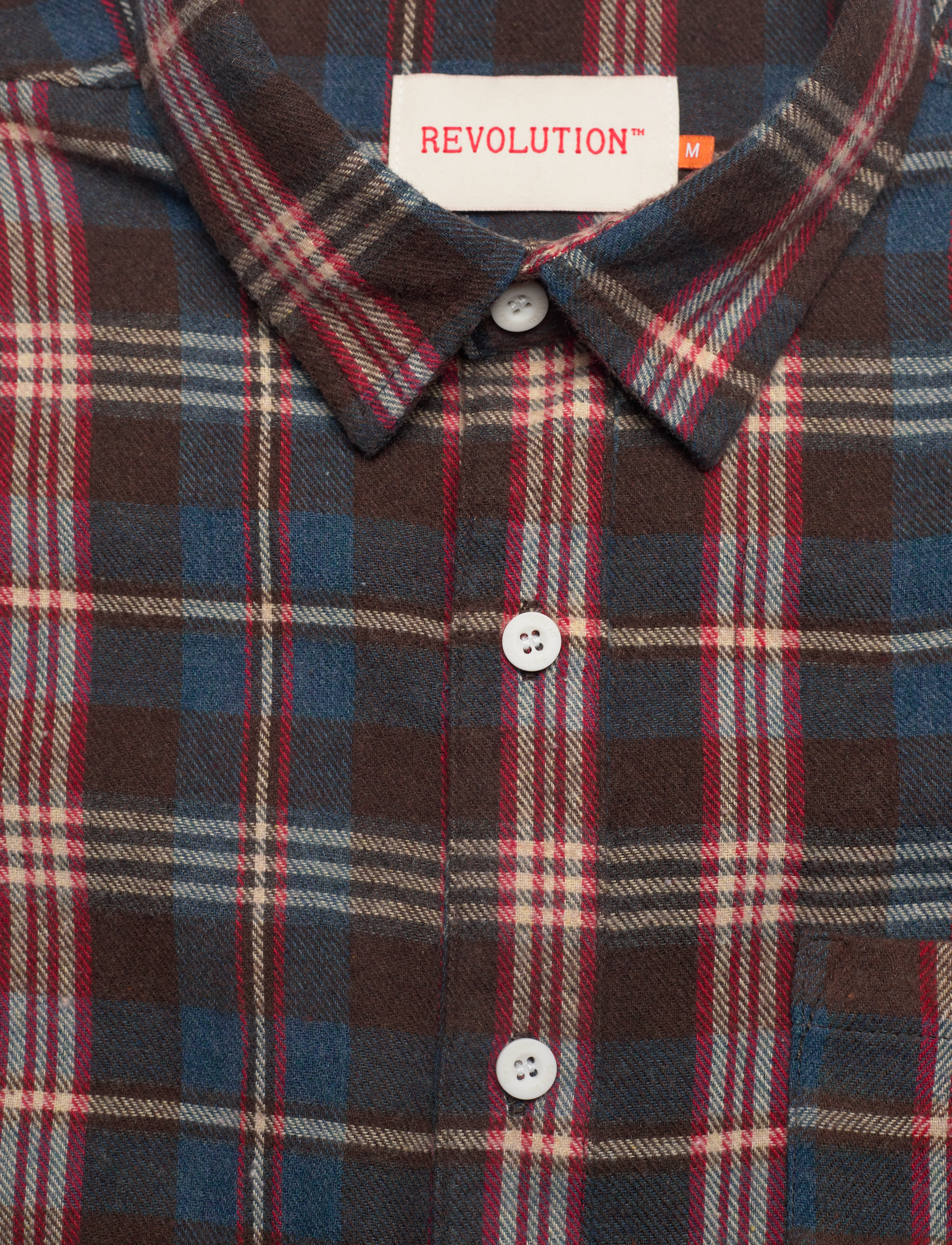 Revolution - Regular Shirt - brown - 5