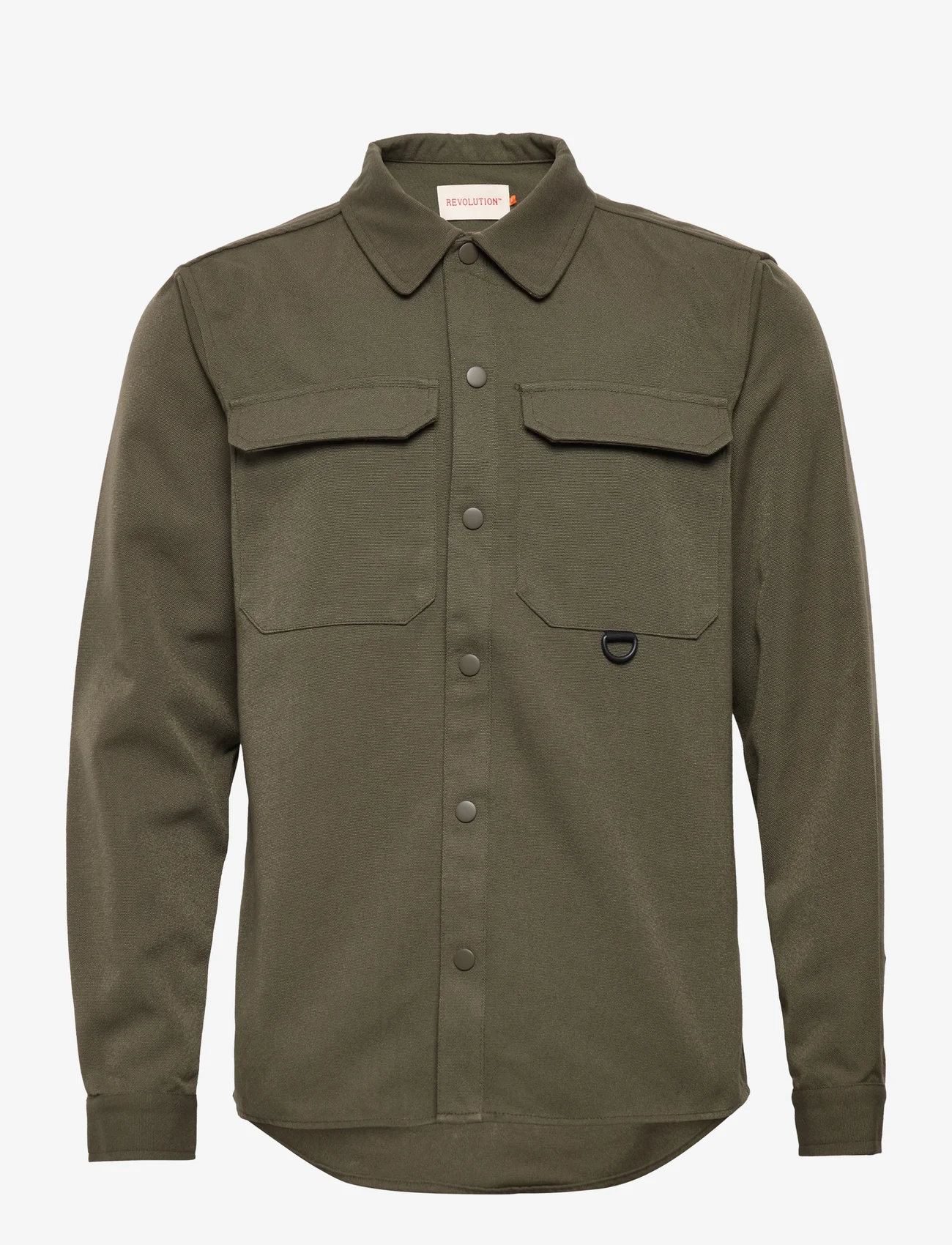 Revolution - Casusal Utility Overshirt - spring jackets - army - 0