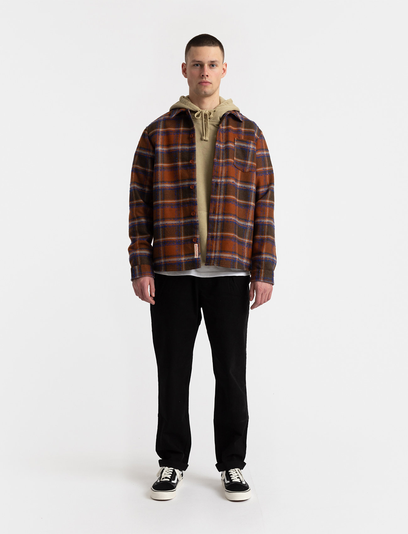 Revolution - Casual Overshirt - mænd - army - 3