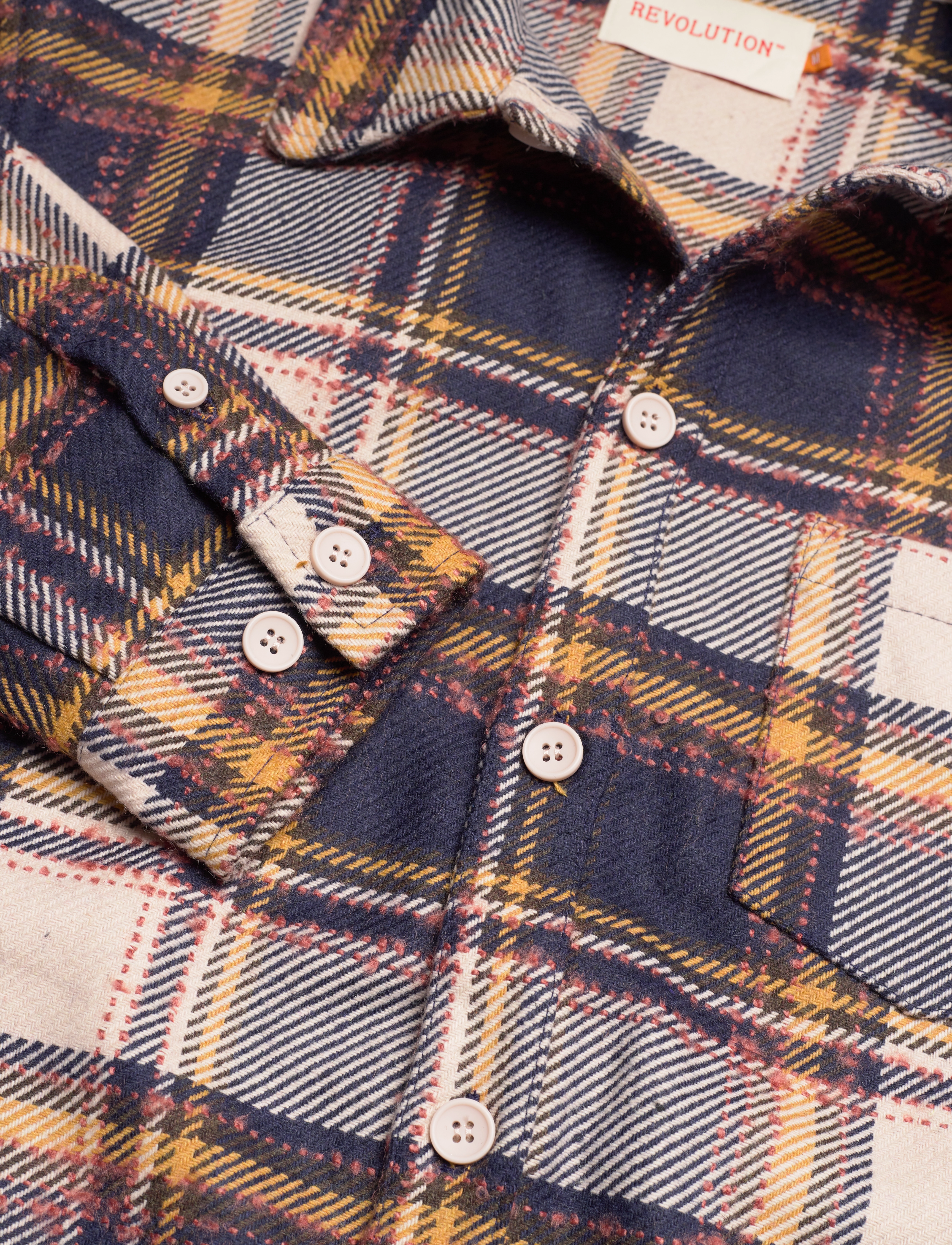 Revolution - Casual Overshirt - mænd - offwhite - 5