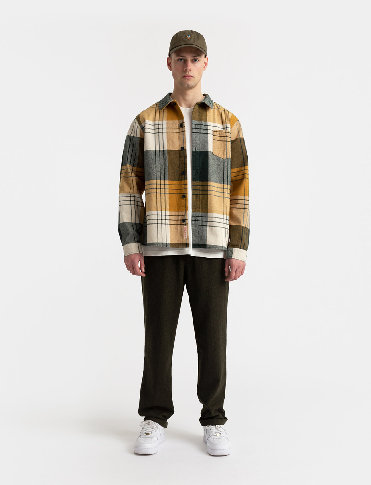 Revolution - Casual Overshirt - darkgreen - 3