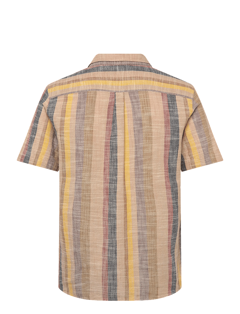 Revolution - Short-sleeved Cuban Shirt - marškiniai trumpomis rankovėmis - brown - 1