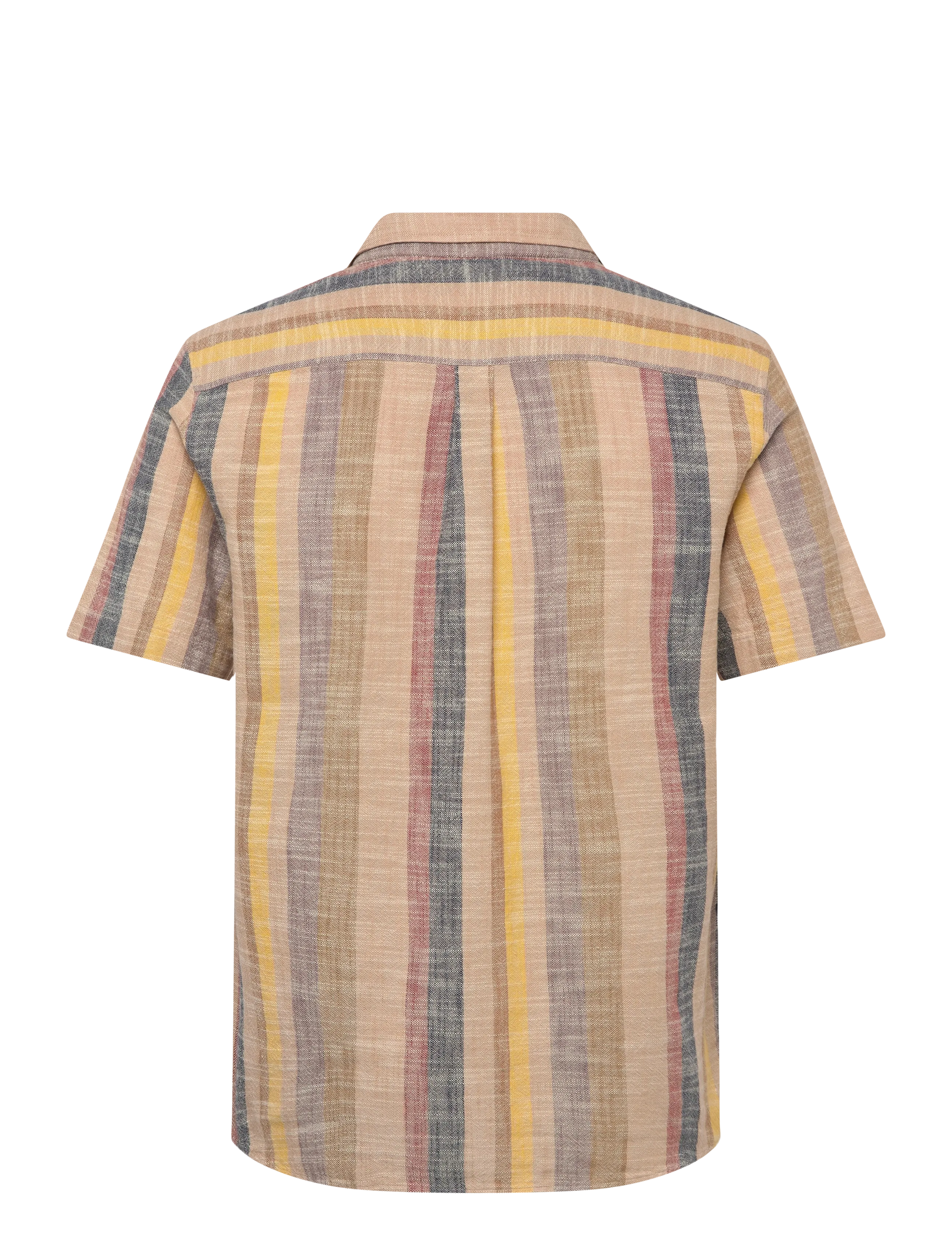 Revolution - Short-sleeved Cuban Shirt - kortærmede t-shirts - brown - 2