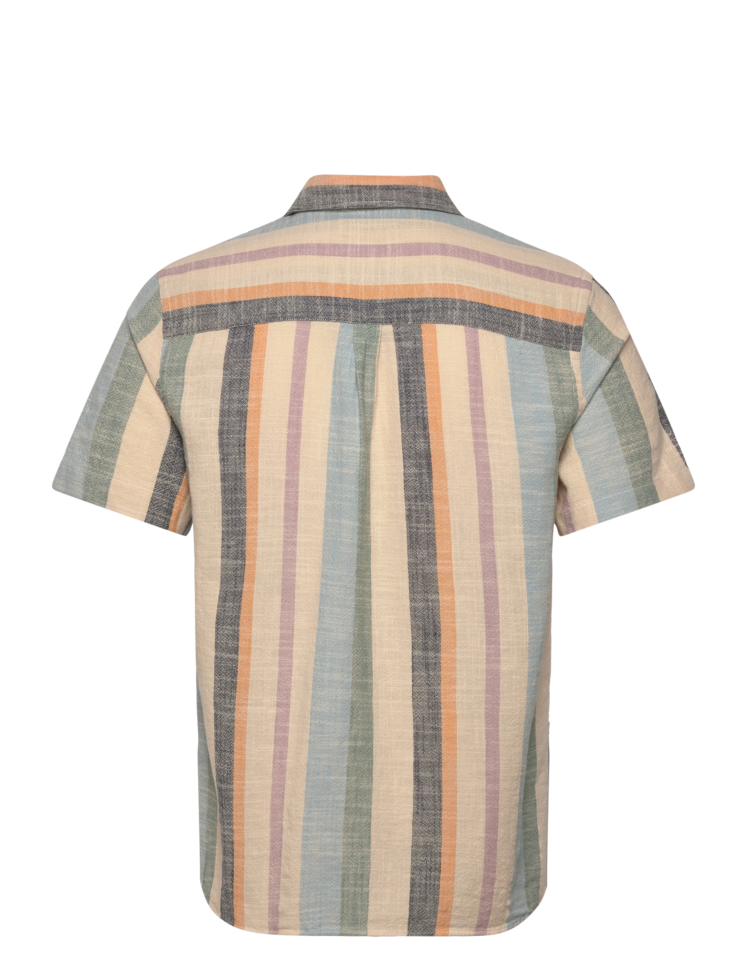 Revolution - Short-sleeved Cuban Shirt - kortærmede t-shirts - dustgreen - 1