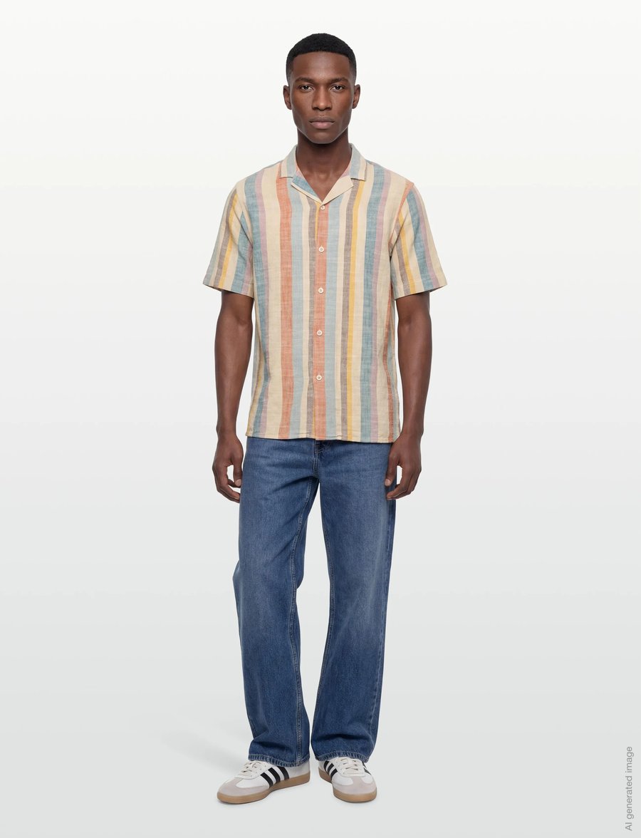 Revolution - Short-sleeved Cuban Shirt - marškiniai trumpomis rankovėmis - multi - 0